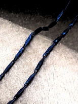 316L CERRAHİ ÇELİK 2 MM LACİVERT KAPLAMA DESENLİ VİP SERİ ÇELİK K