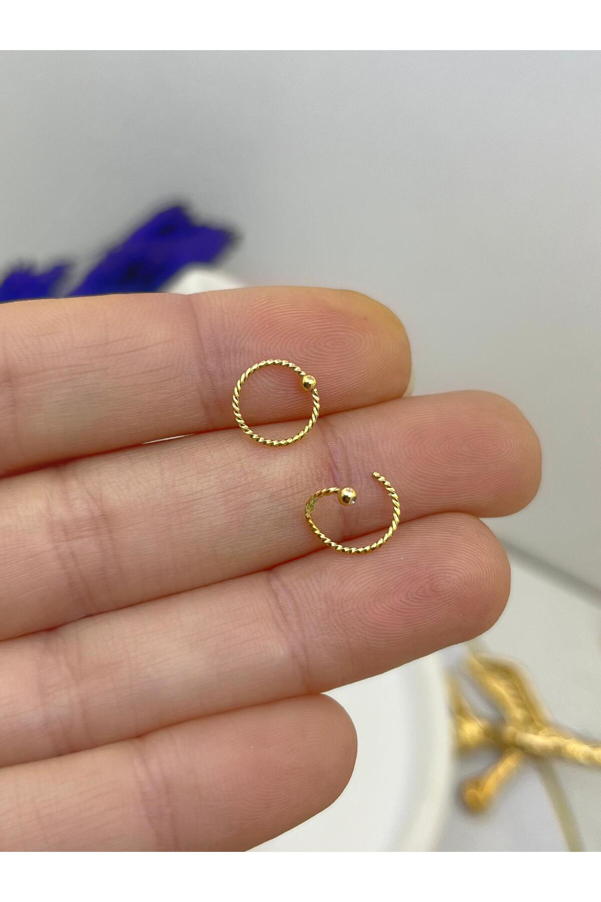316L CERRAHİ ÇELİK  BURUN DUDAK KULAK TRAGUS KIKIRDAK UYUMLU İNCE