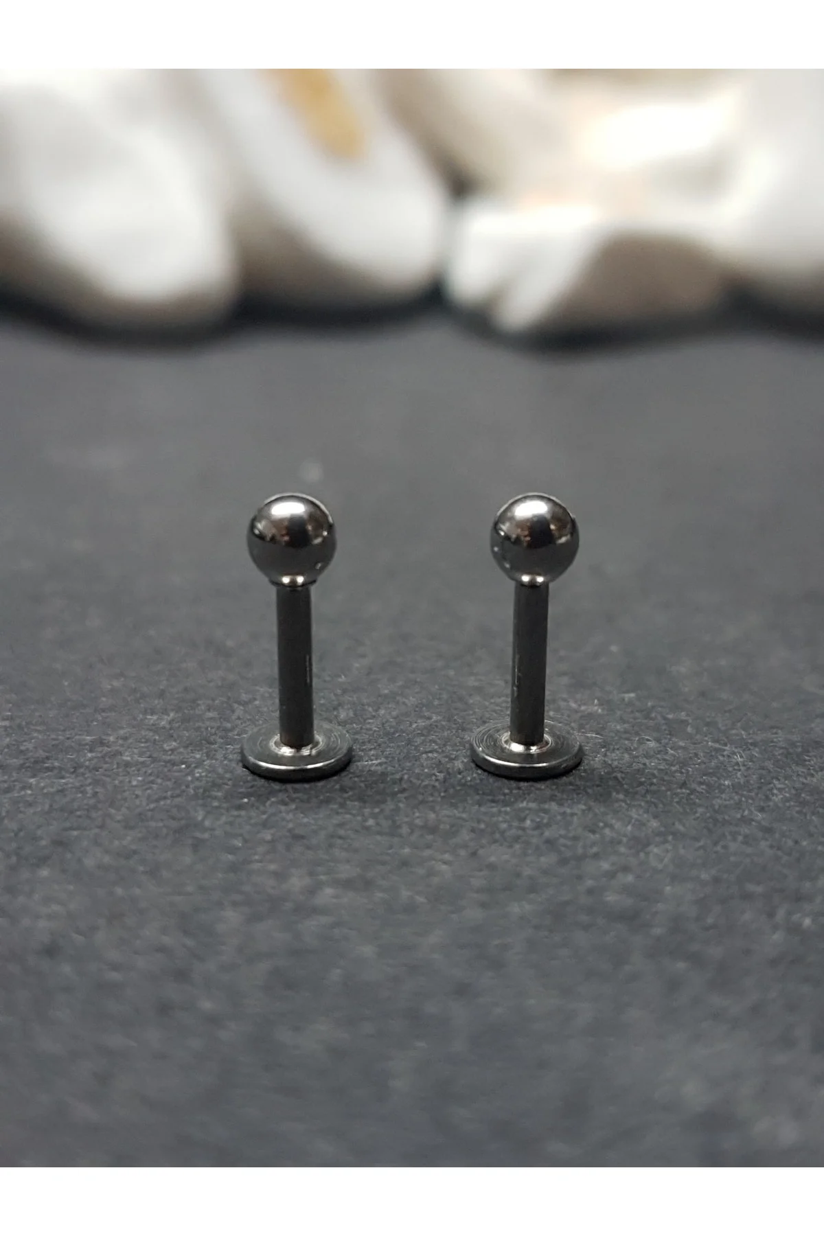 316l Cerrahi Çelik Gümüş Renk 2li Set Tragus Helix Piercing 316l Cerrahi Çelik Gümüş Renk 2li Set Tragus Helix Piercing