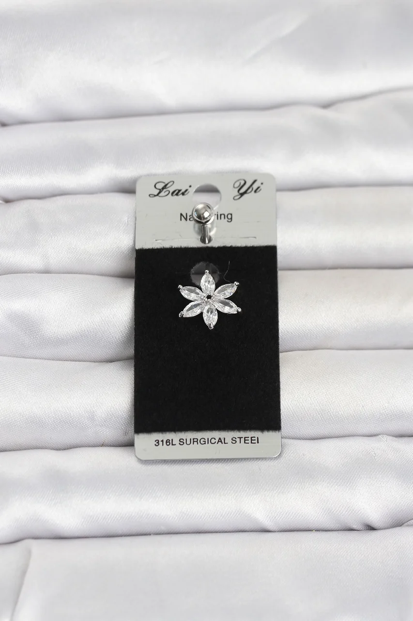 316l Cerrahi Çelik Lotus Model Göbek Piercing Diğer
