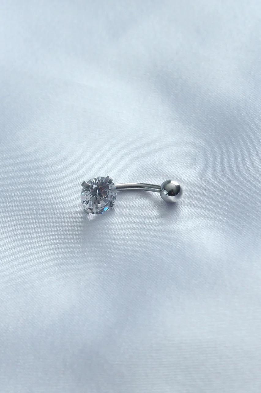 316l Cerrahi Çelik Zirkon Taşlı Göbek Piercing Diğer