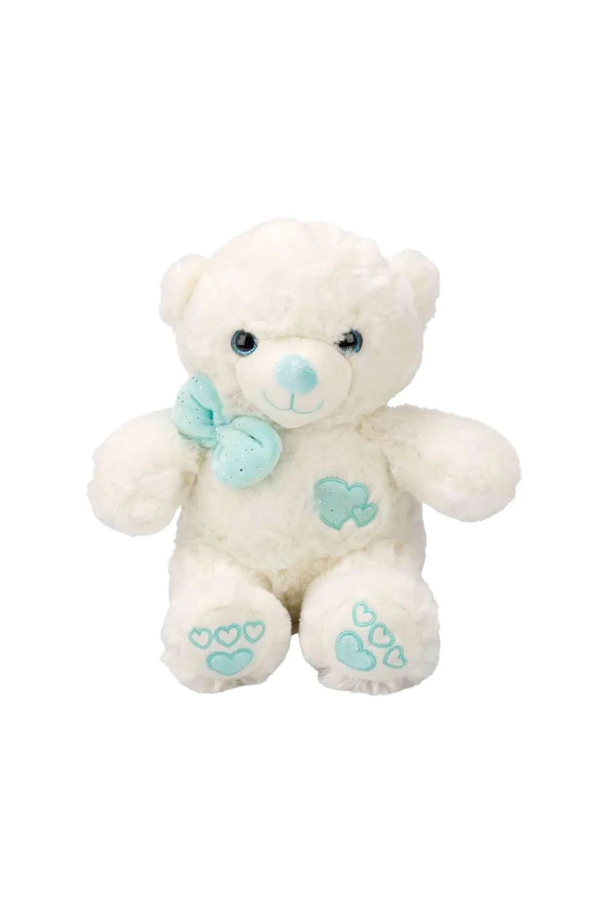 3186 Papyonlu Peluş Ayı 30 cm -NessiWorldman