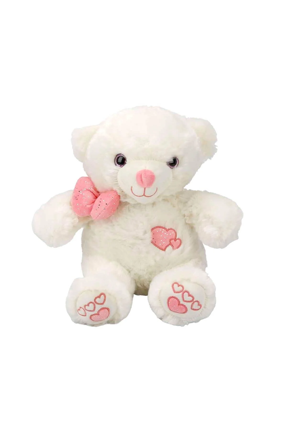 3186 Papyonlu Peluş Ayı 30 cm -Sunman 3186 Papyonlu Peluş Ayı 30 cm -Sunman - Görsel 2