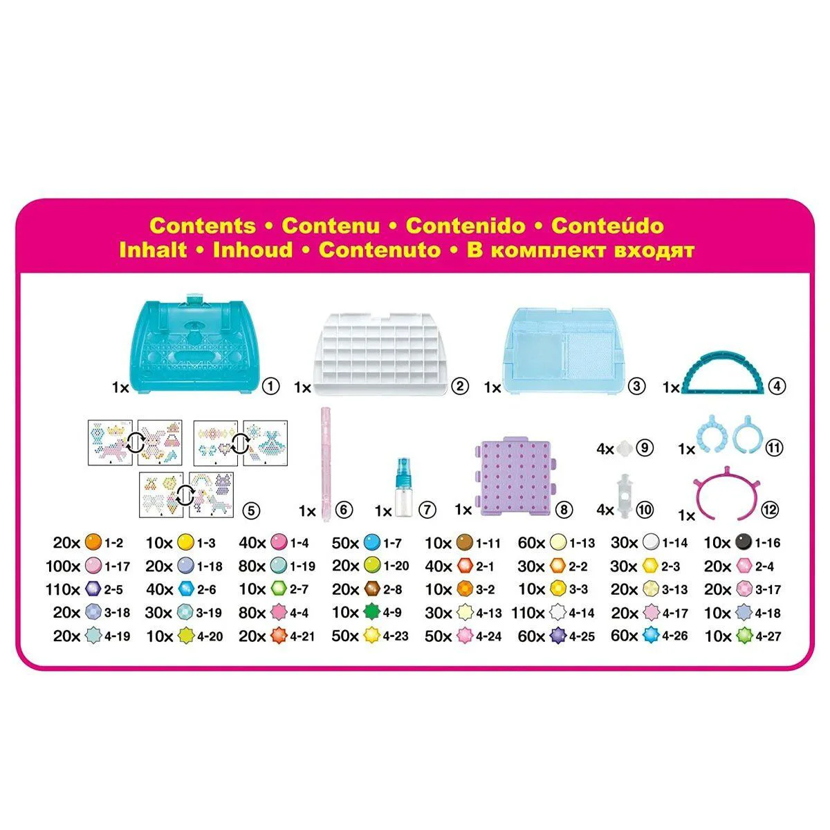31914 AquaBeads Çantalı Delüks Set 1400 parça +4 yaş