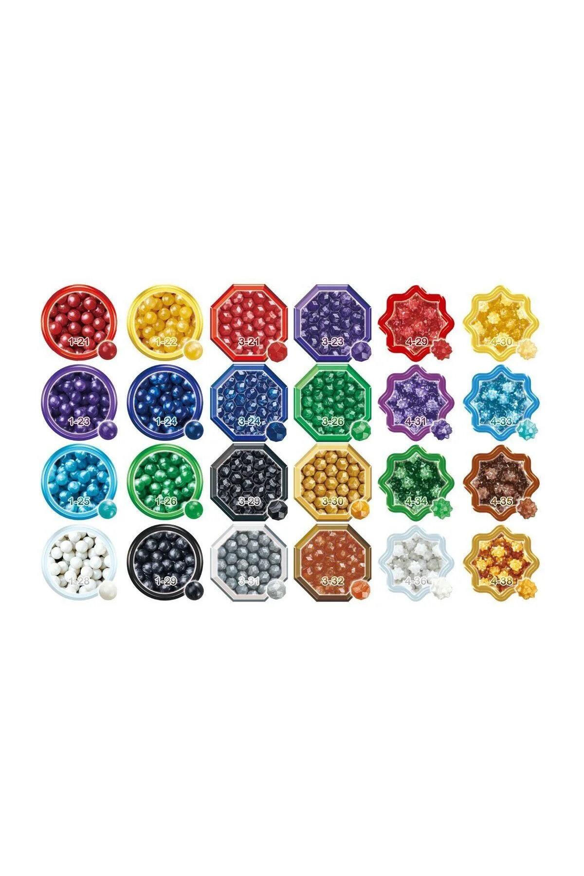 31995 AquaBeads Parlak Boncuk Paketi (yedek paket) 2000 parça +4 
