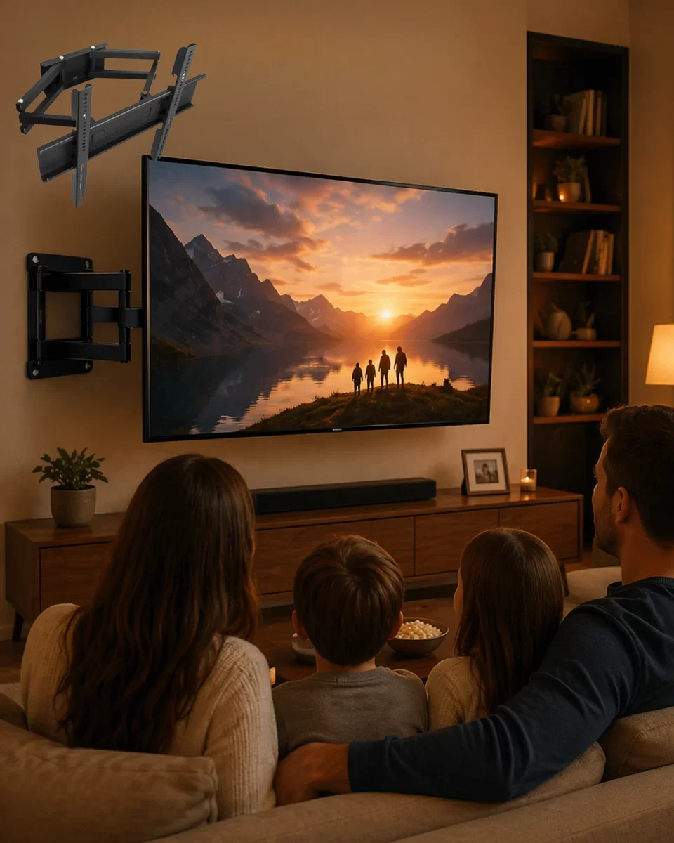 32-55 İnç Ayarlanabilir TV Duvar Askısı Güçlü Montaj Aparatı