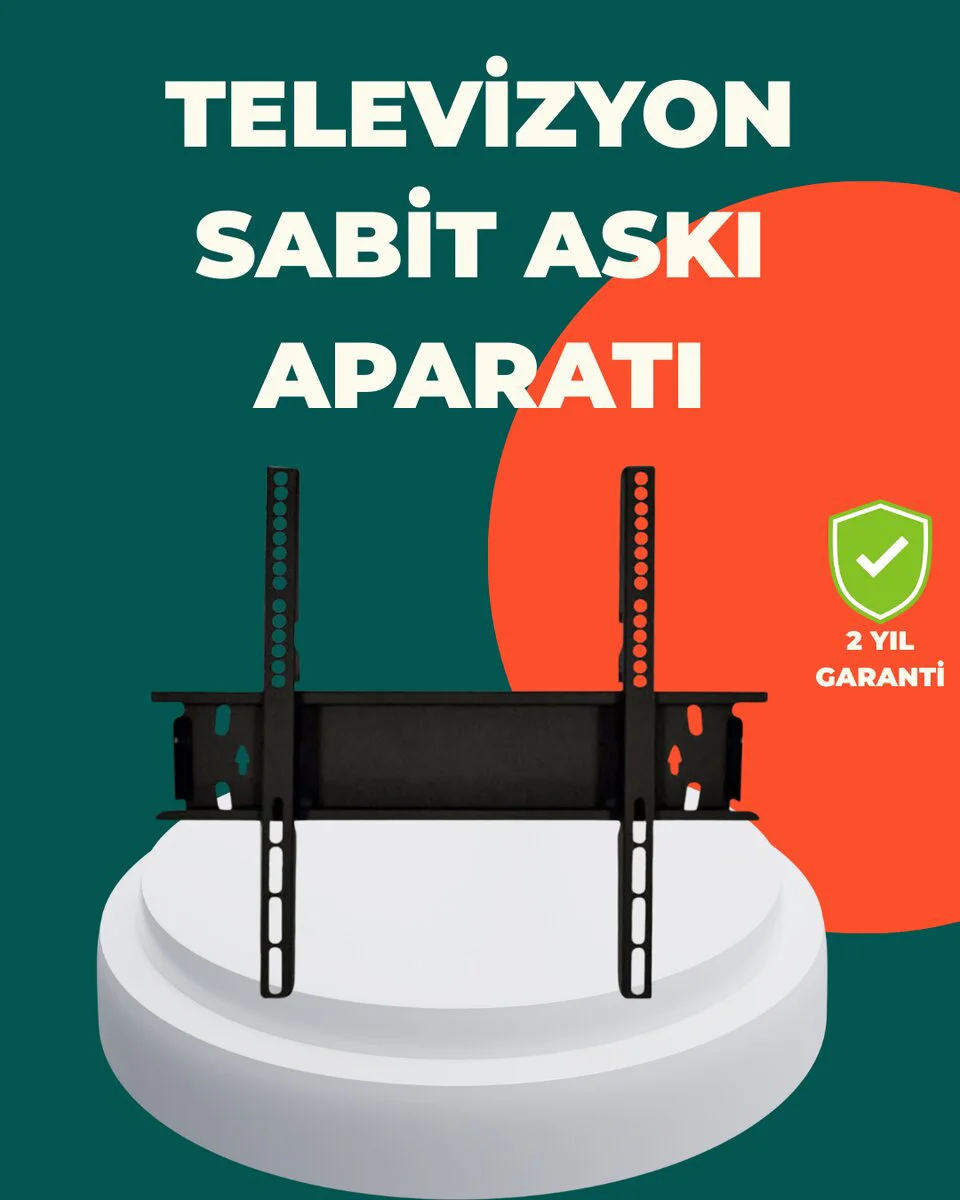 32-65 İnç LCD/LED TV Duvar Askı Aparatı - 75kg Taşıma Güçlendirilmiş Çelik