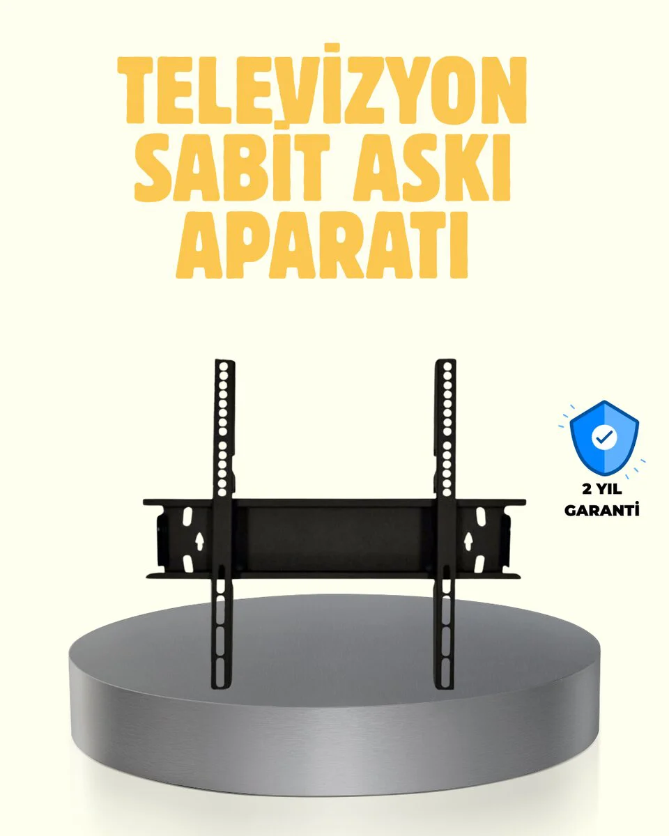 32-65 inç TV Duvar Askı Braketi 75 kg Kapasiteli Anti Statik Boya - Çelik Gövde