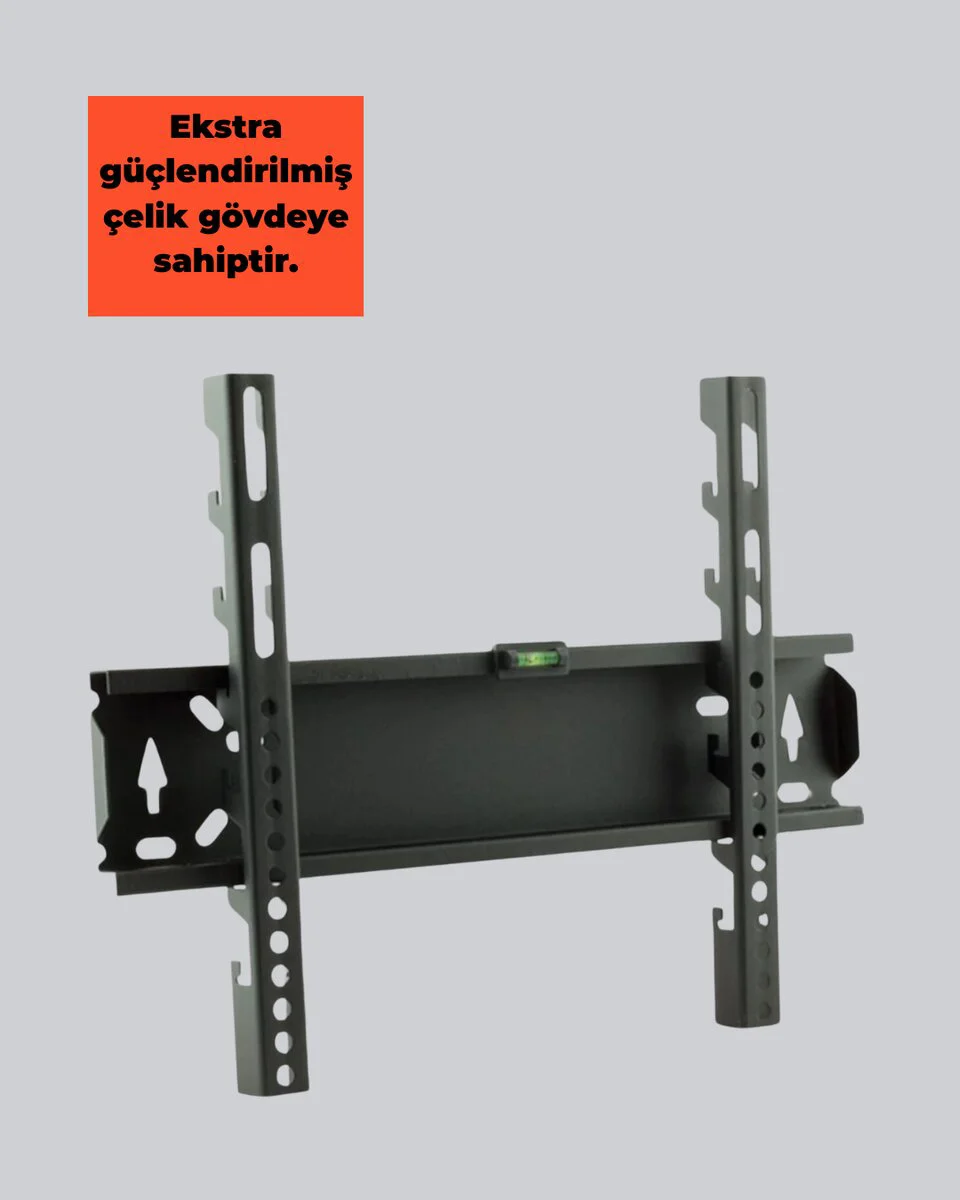 32-65” TV Duvar Askı Braketi 75 kg Kapasiteli Anti Statik Boya