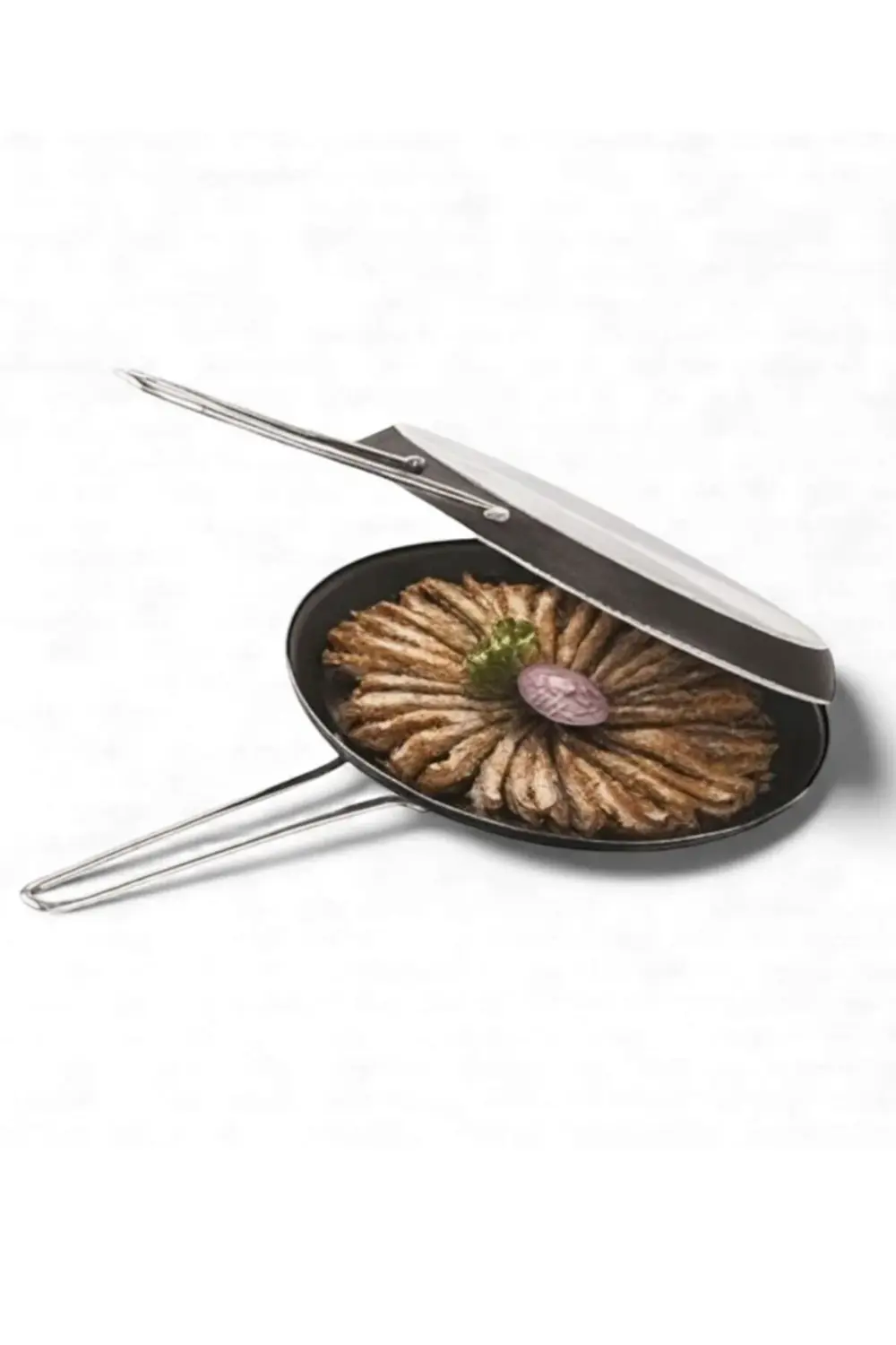 32 cm Çift Taraflı Teflon Balık Tavası – Balık Tavası, Yanmaz Yap