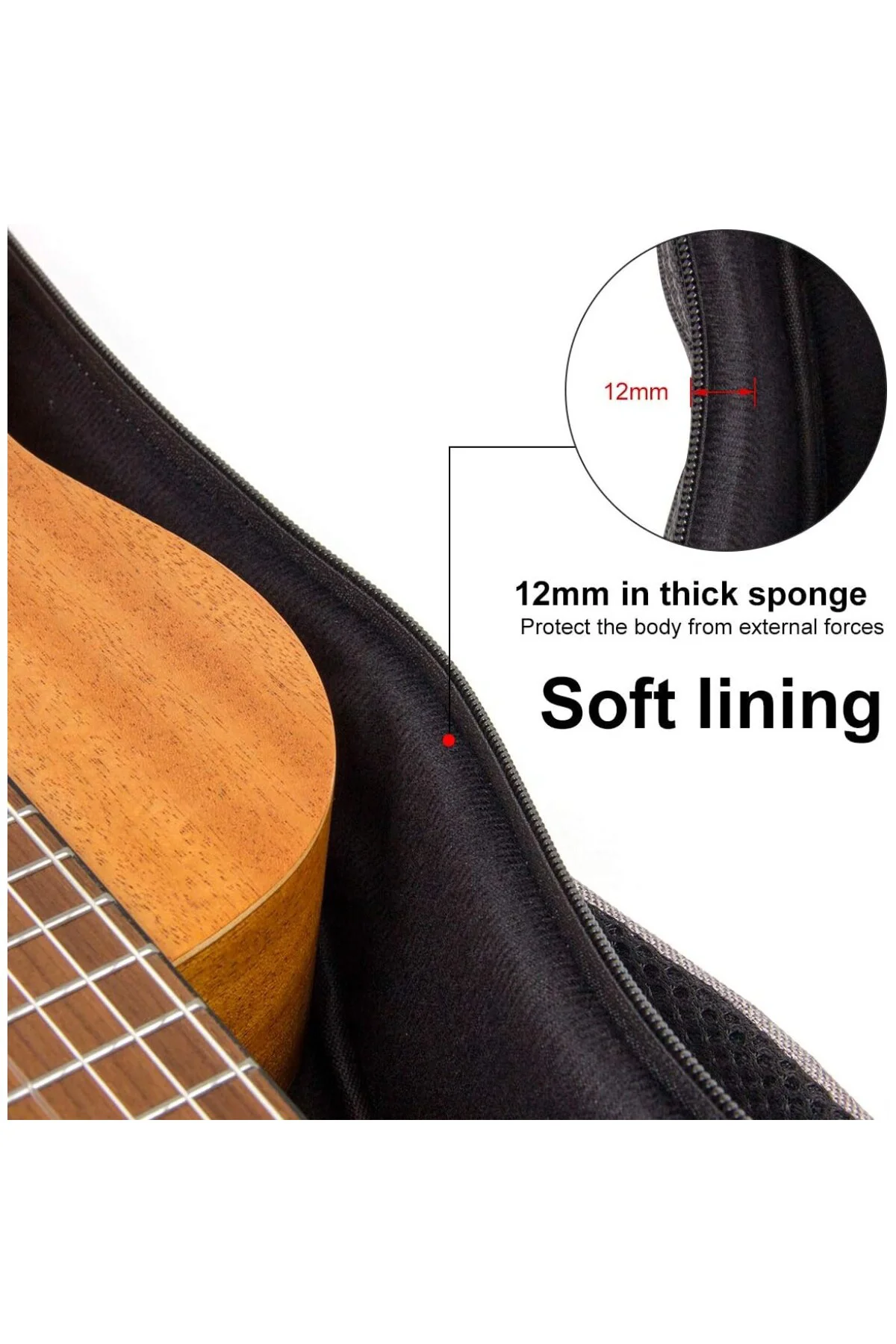 32 inç Bariton Gig Çanta Yumuşak Taşıma Durumda Guitarlele UBass 32 inç Bariton Gig Çanta Yumuşak Taşıma Durumda Guitarlele UBass