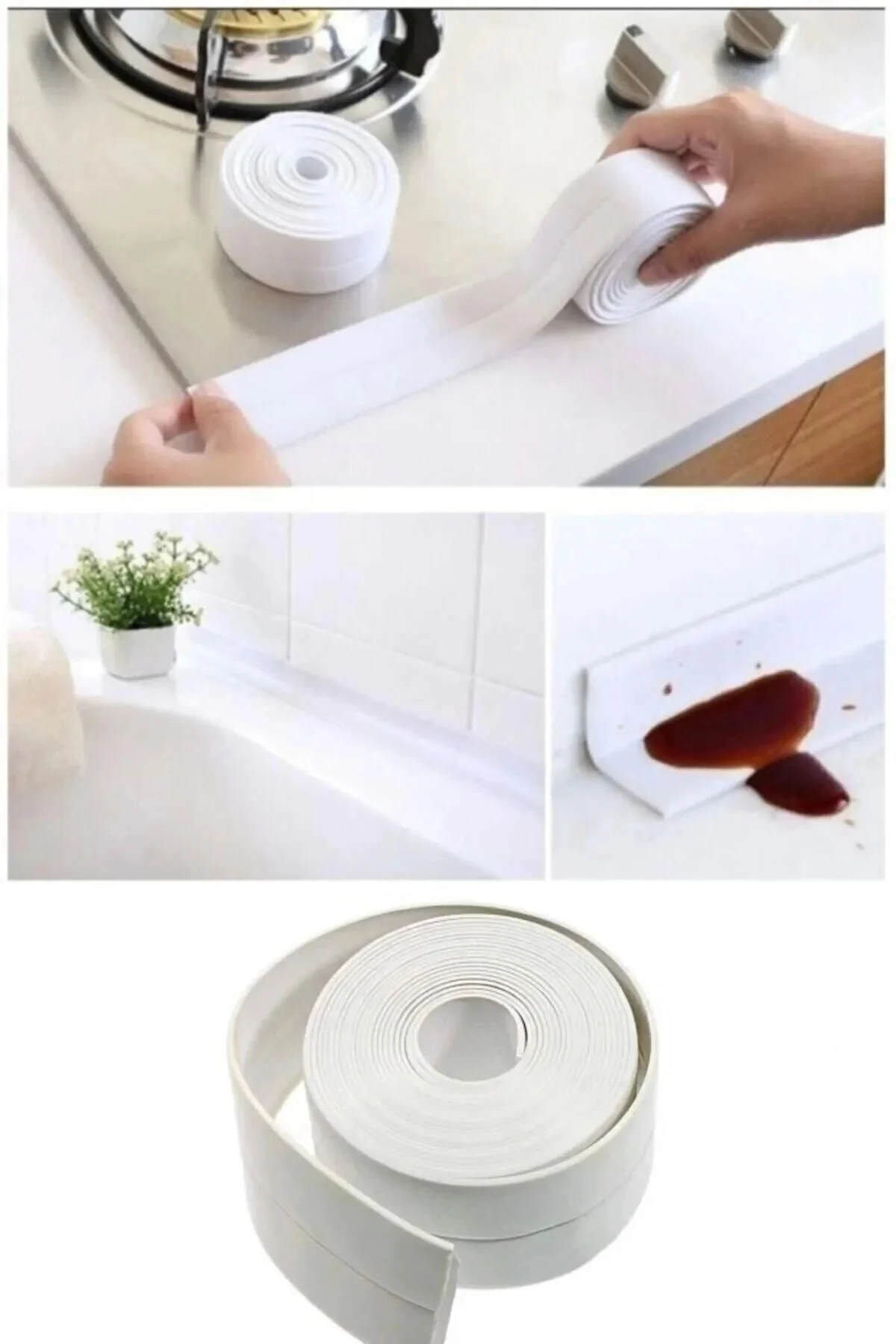 3,2 m Su Geçirmez Kenar Bandı – Banyo, Mutfak Ve Lavabo Tamiri