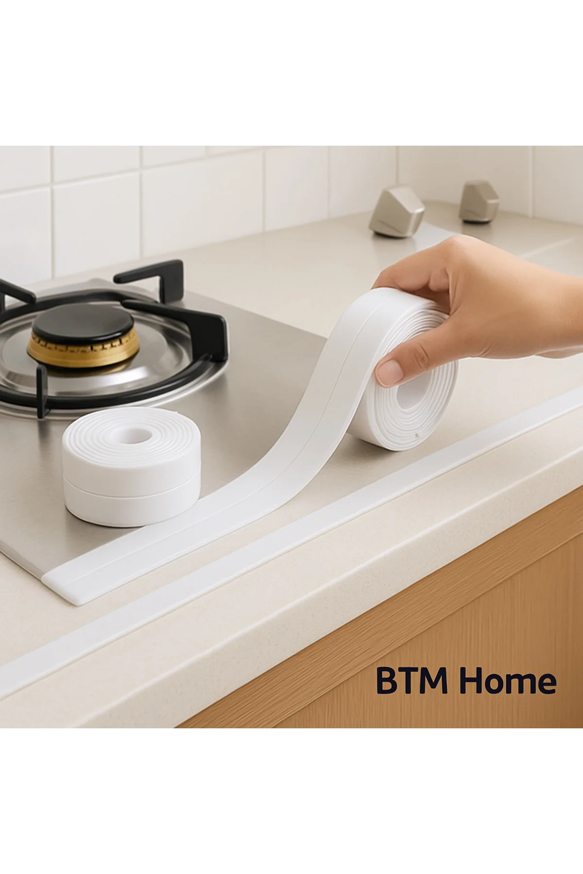 3,2 Metre Su Geçirmez Kendinden Yapışkanlı Lavabo Küvet Kenar Bandı – Sızdırmaz Banyo Bandı
