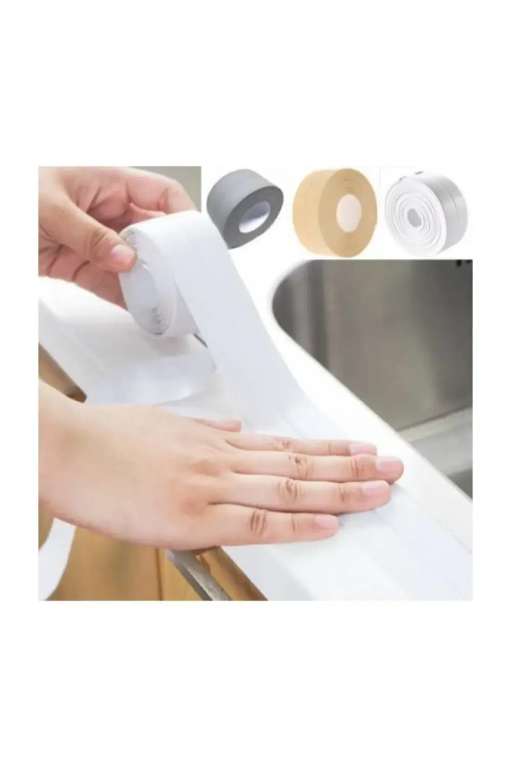 3.2 Metre Su Sızdırmaz Kenar Bant Mutfak Banyo Duvar Küvet Lavabo