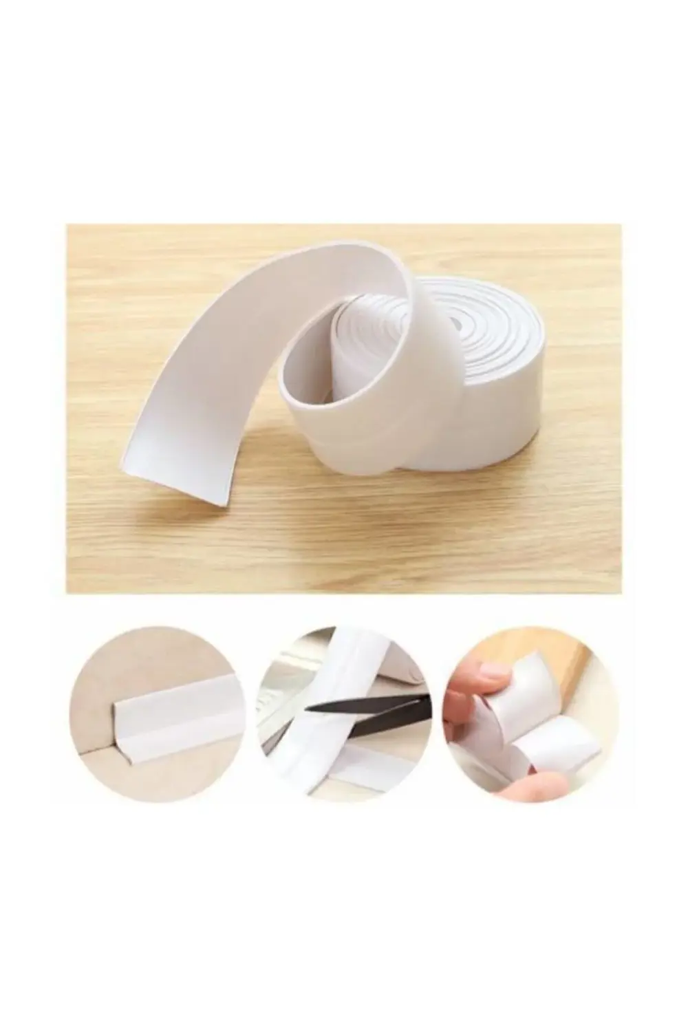 3.2 Metre Su Sızdırmaz Kenar Bant Mutfak Banyo Duvar Küvet Lavabo