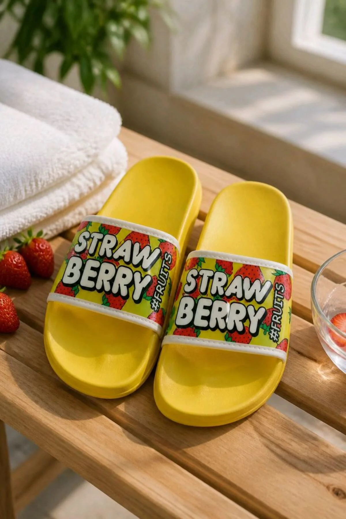 32 Numara Renkli Yumuşak Taban Terlik