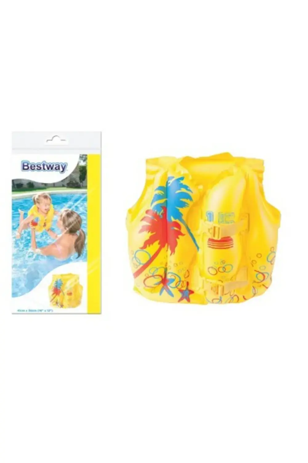 32069, Tropikal Desenli Can Yeleği 3-6 Yaş