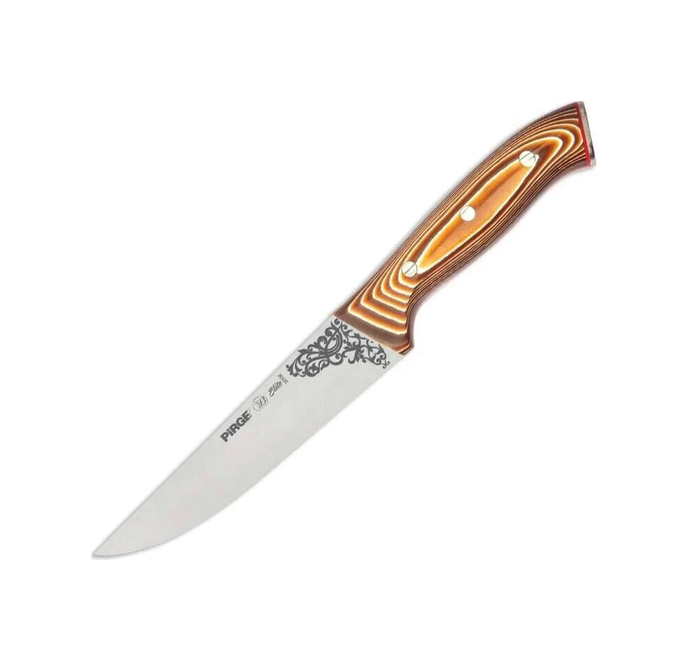 32102 Elite Kurban, Kasap Bıçağı 16,5 Cm - Kahverengi Perçinli Kompozit Sap Diğer