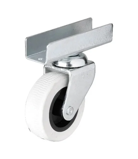 323 - 50x20 Mm Gri Uzun U Tablalı Teker 4 Adet