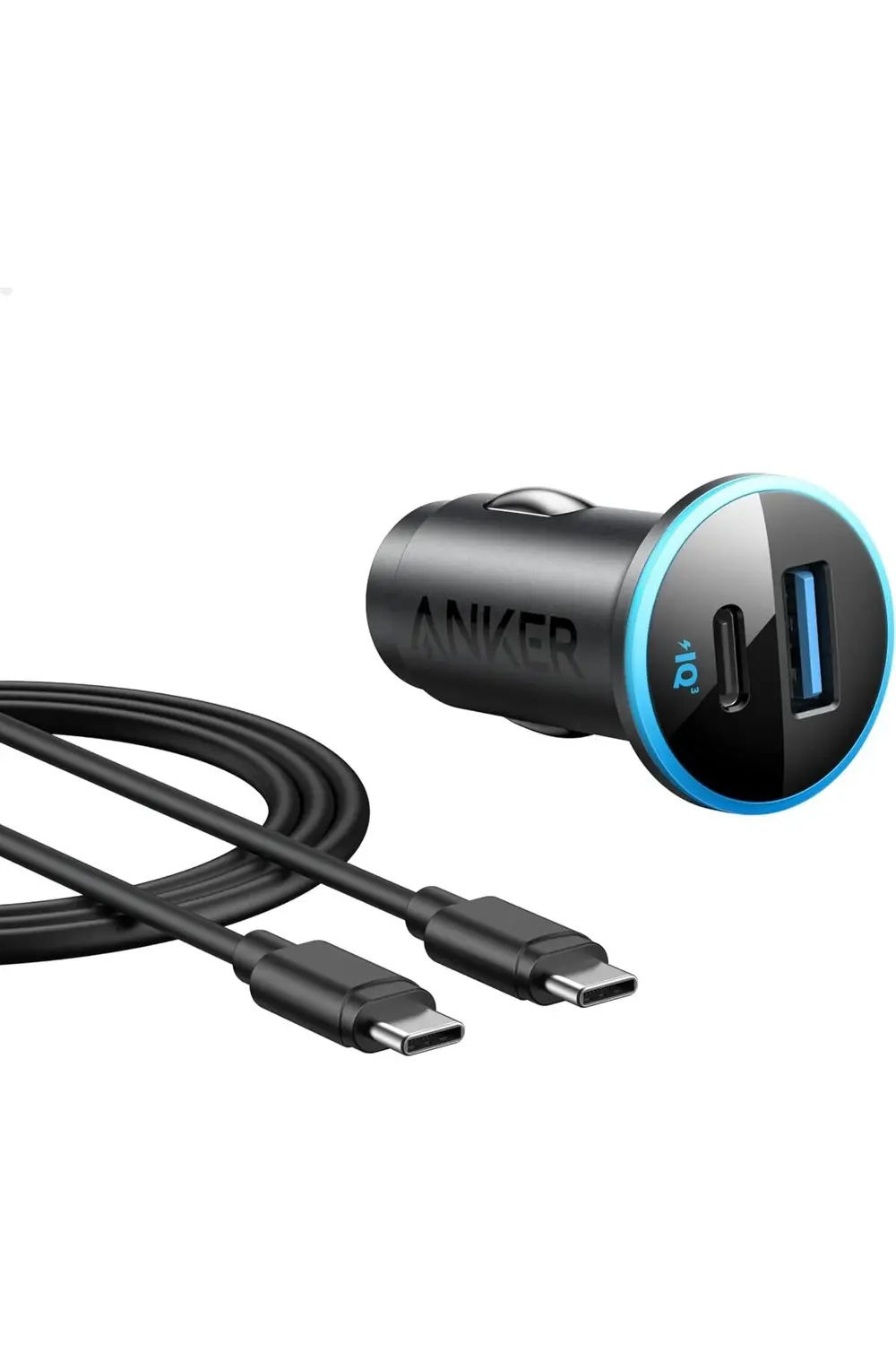 323 Araç Şarj Cihazı, 52.5W, USB-C portu maksimum 30W, USB-A port