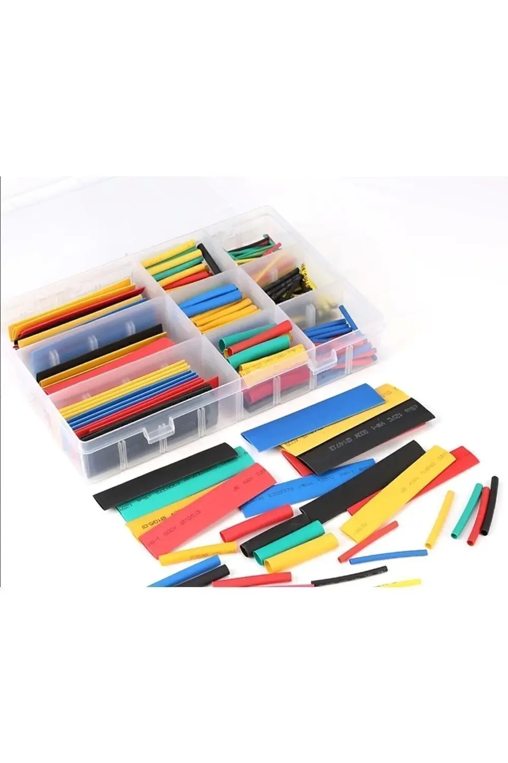 328 Parça Kutulu Heat Shrink Makaron Daralan Kablo Tamir Seti