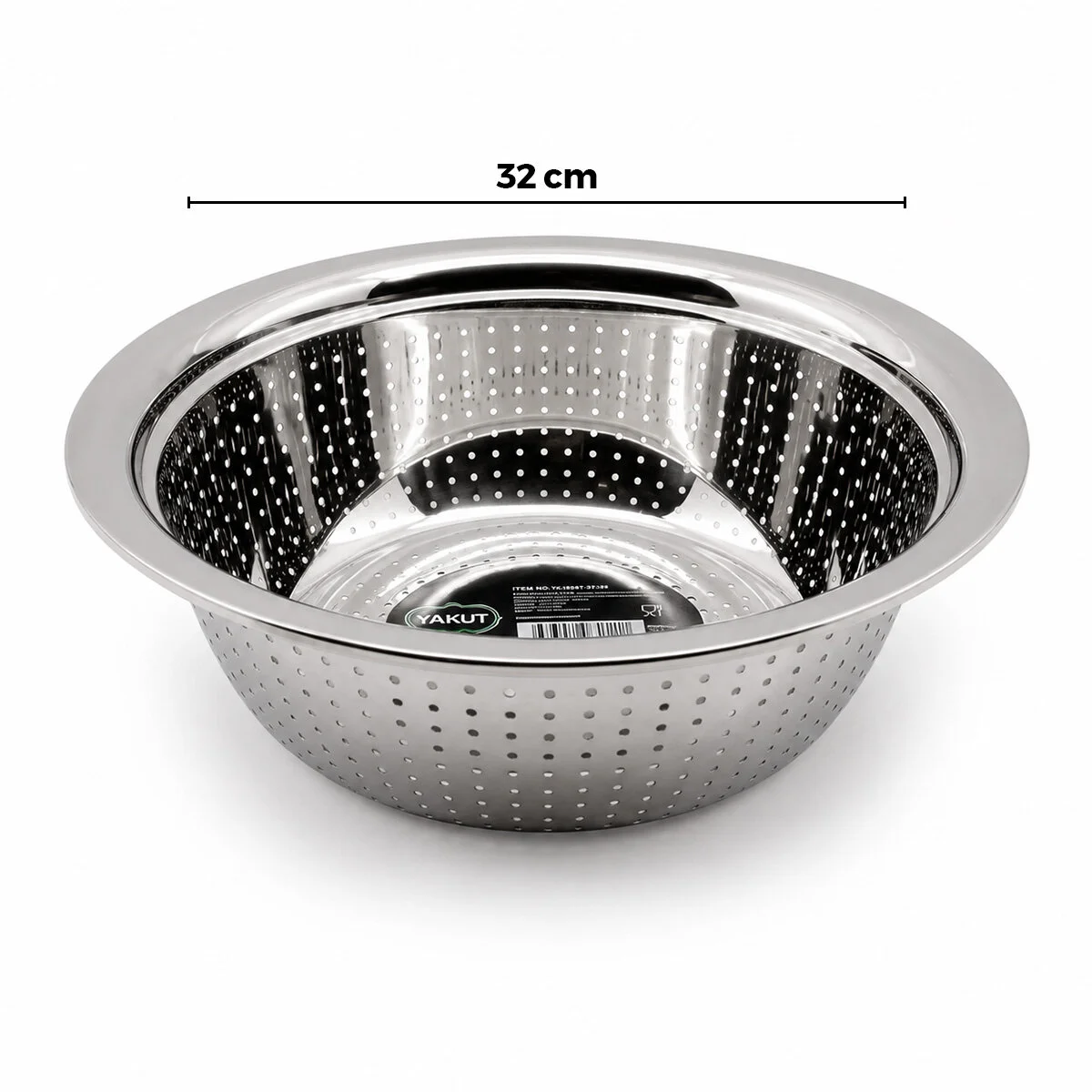 32CM Kulpsuz Paslanmaz Metal Sepet Süzgeç