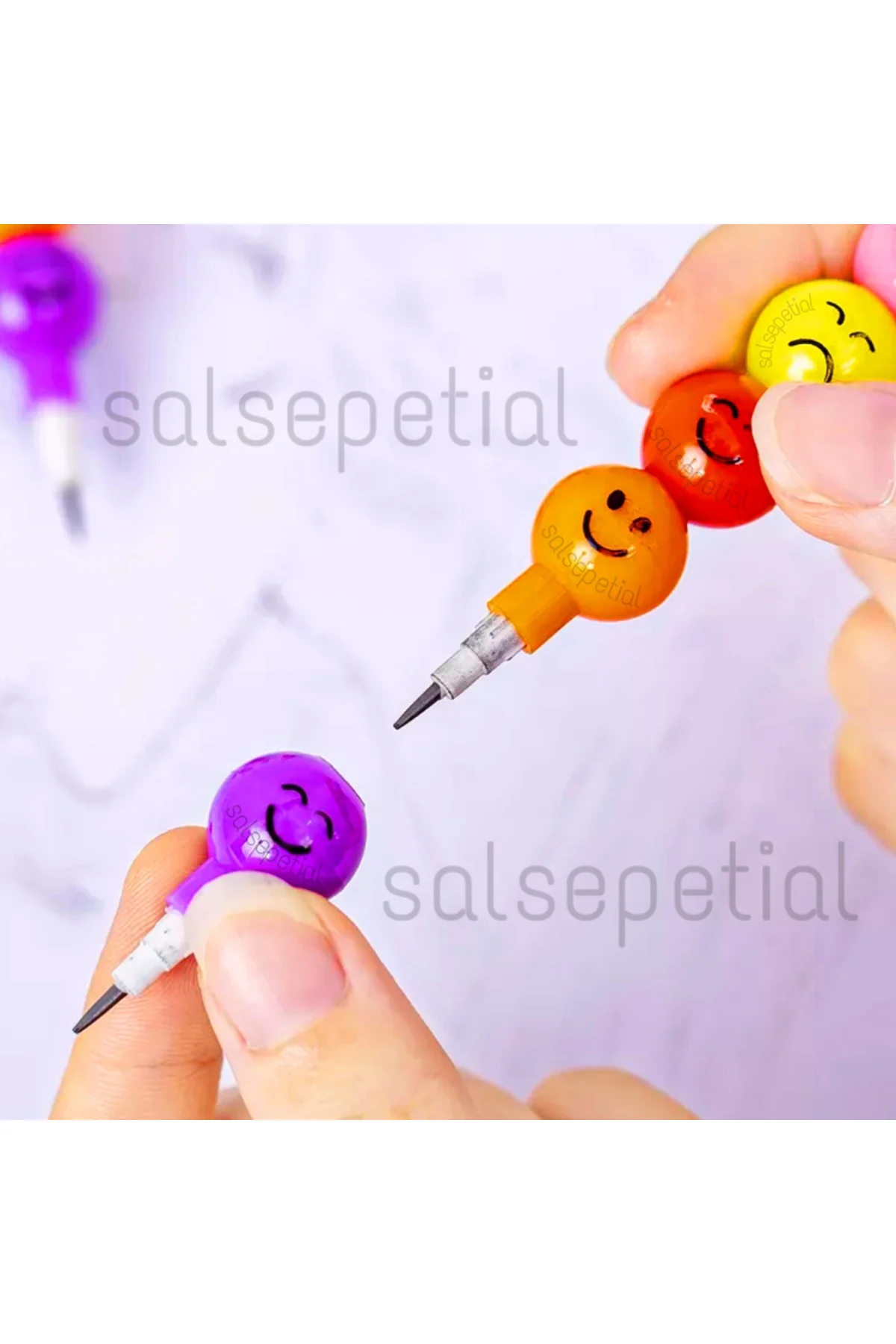 32'li Emoji Yumurtlayan Kurşun Kalem Hediyelik Oyuncak Doğum Günü