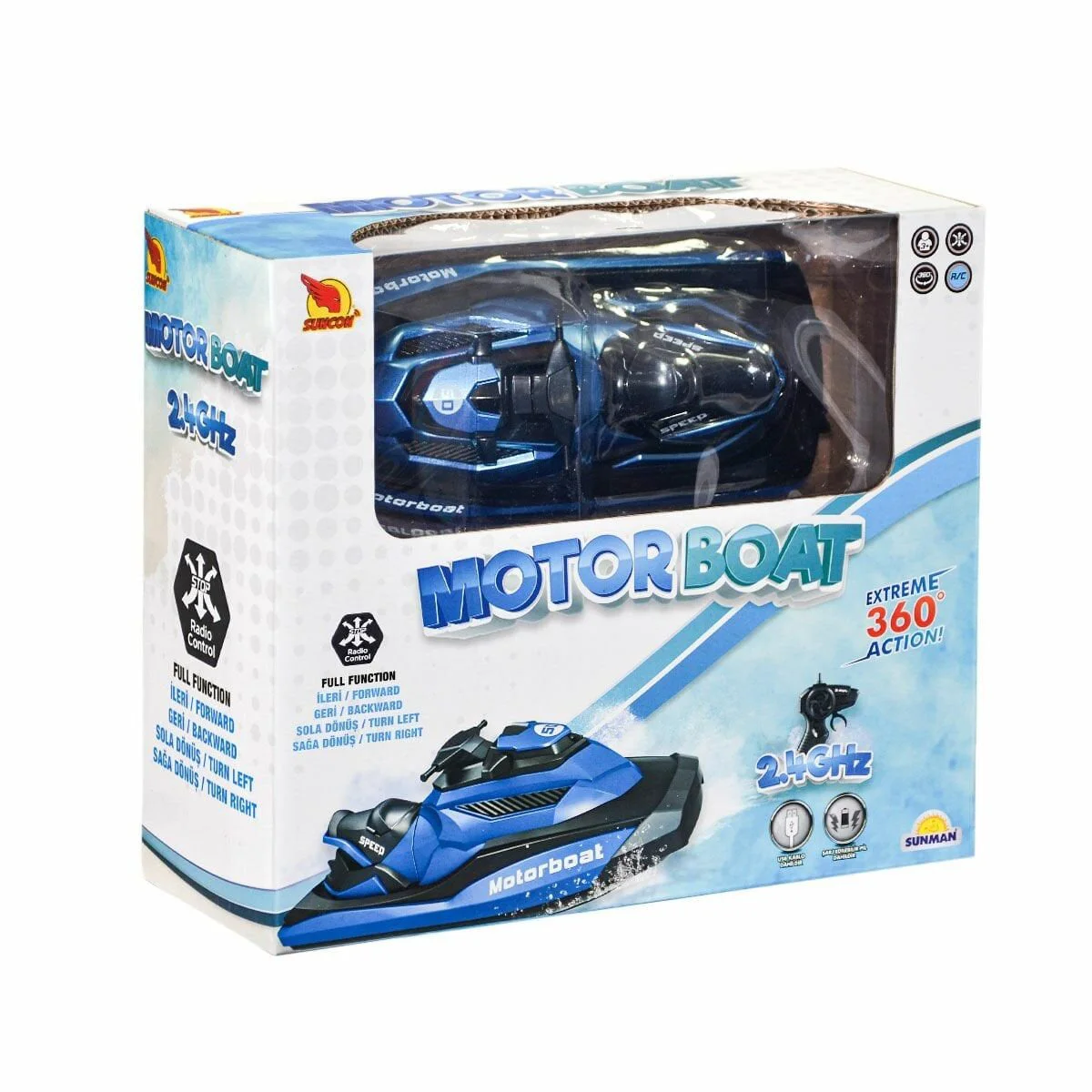 3328 Kumandalı Işıklı Motorboat 2.4GHz -Sunman Fiyatı, Yorumları ve Özellikleri