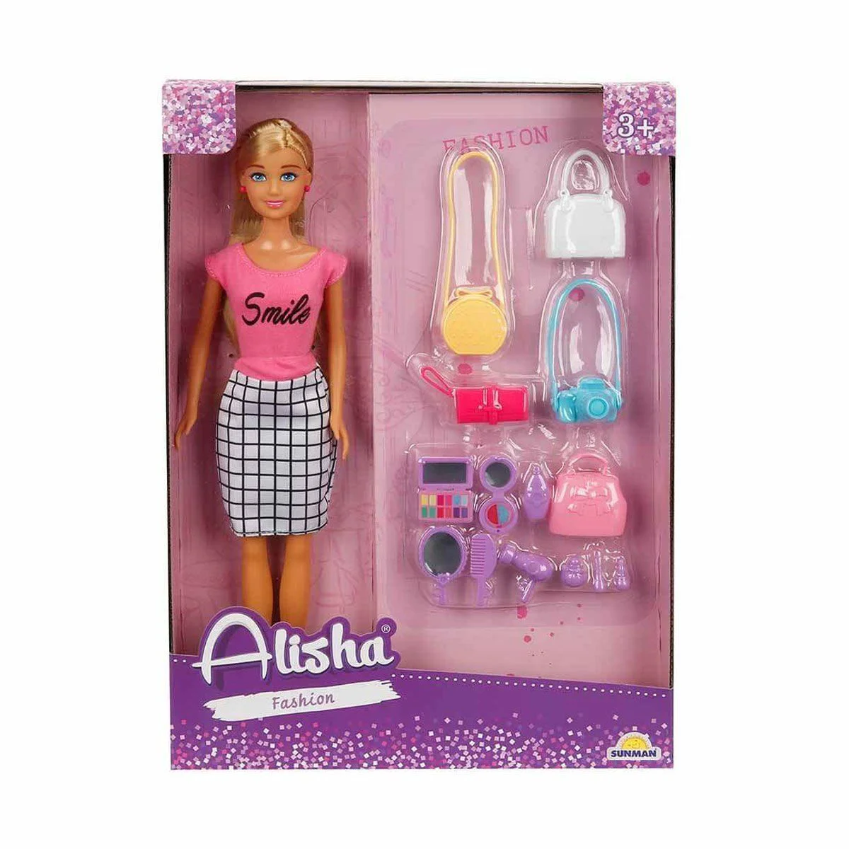 3392 Alisha Fashion Aksesuar Set 29 cm -Sunman Fiyatı, Yorumları ve Özellikleri