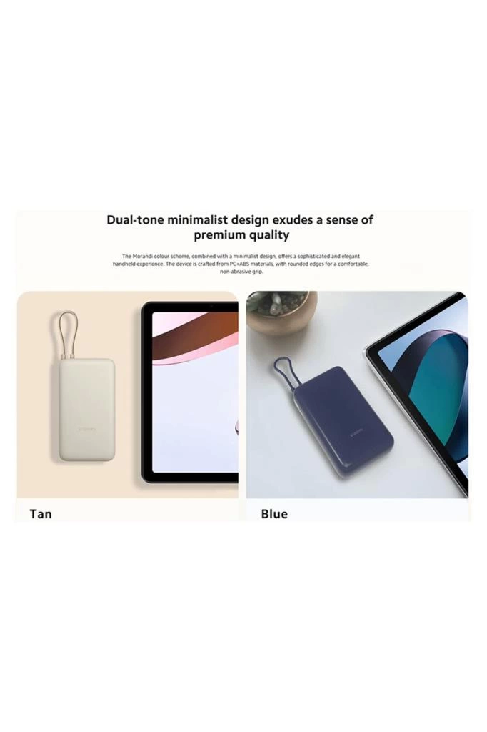 33w 20.000mah Mavi Powerbank Usb Ve Usb-c Portu Ve Usb-c Entegre 33w 20.000mah Mavi Powerbank Usb Ve Usb-c Portu Ve Usb-c Entegre