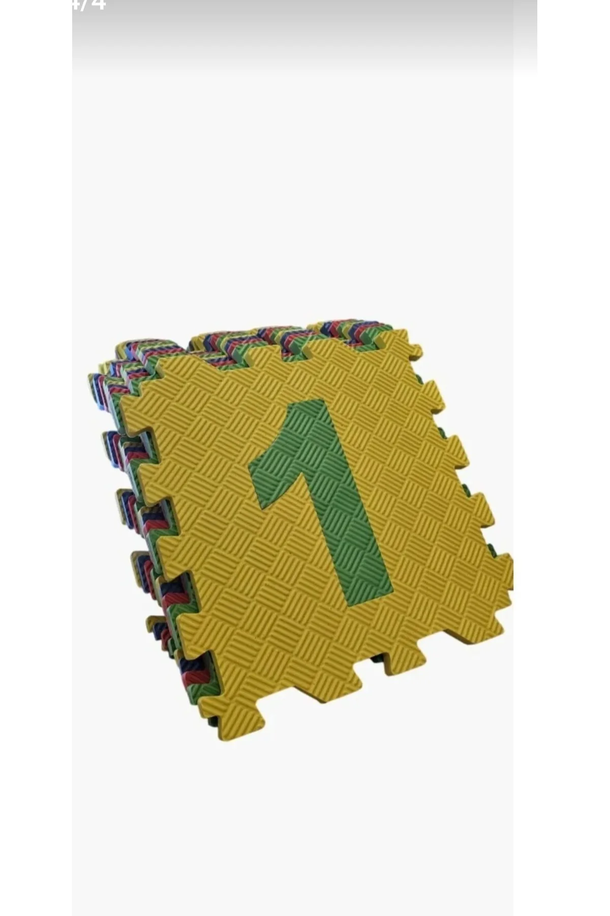 33x33 Boyutlu 0,7 MM Kalınlığında Renkli 9 Parça Rakamlı Sayılı O