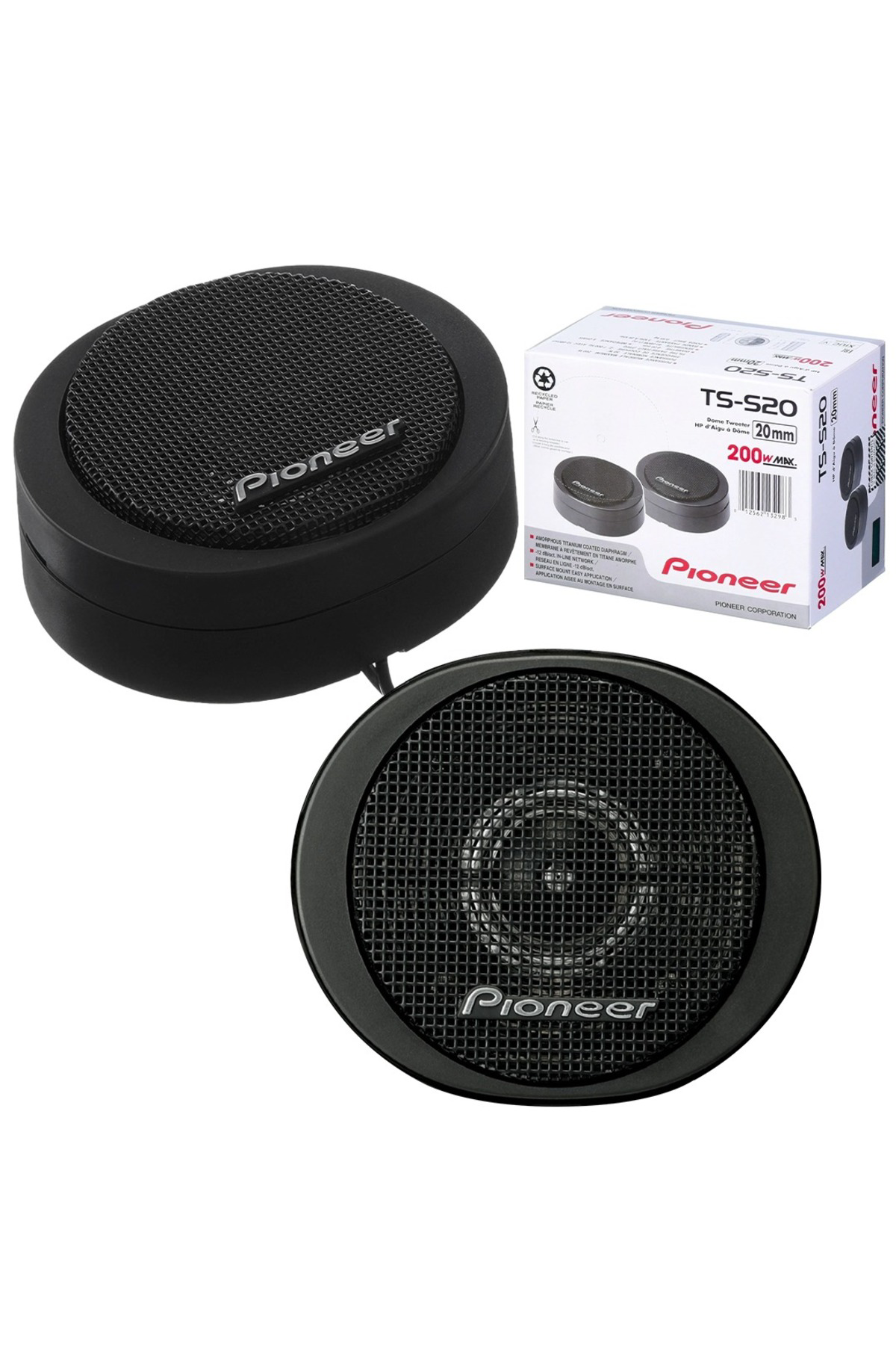 3/4" 20mm 200 Watt Hard Dome Süper Tweeter – Tiz Hoparlör (2’li T