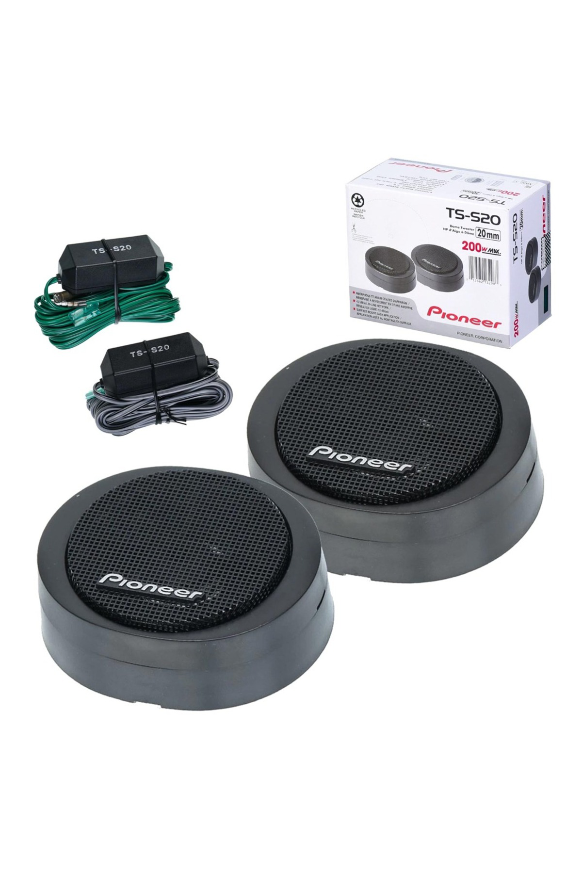 3/4" 20mm 200 Watt Hard Dome Süper Tweeter – Tiz Hoparlör (2’li T