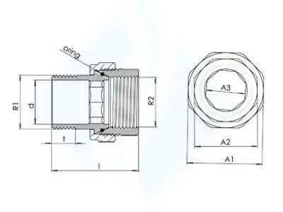 3/4 Düz Radyatör Rakoru 3/4 Düz Radyatör Rakoru