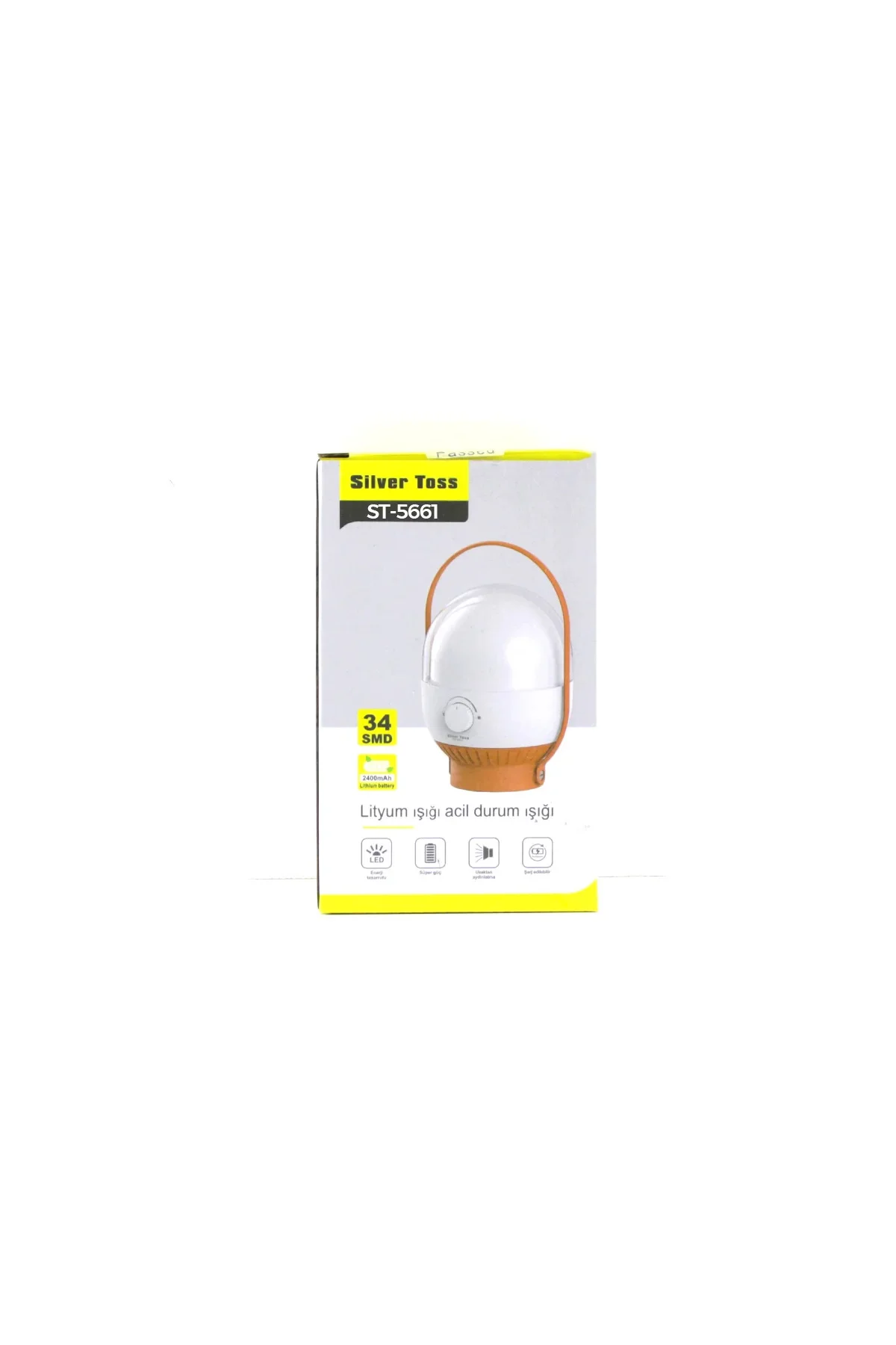 34 LED USB Şarjlı Kamp Lambası - Ayarlanabilir Işık, 2400mAh