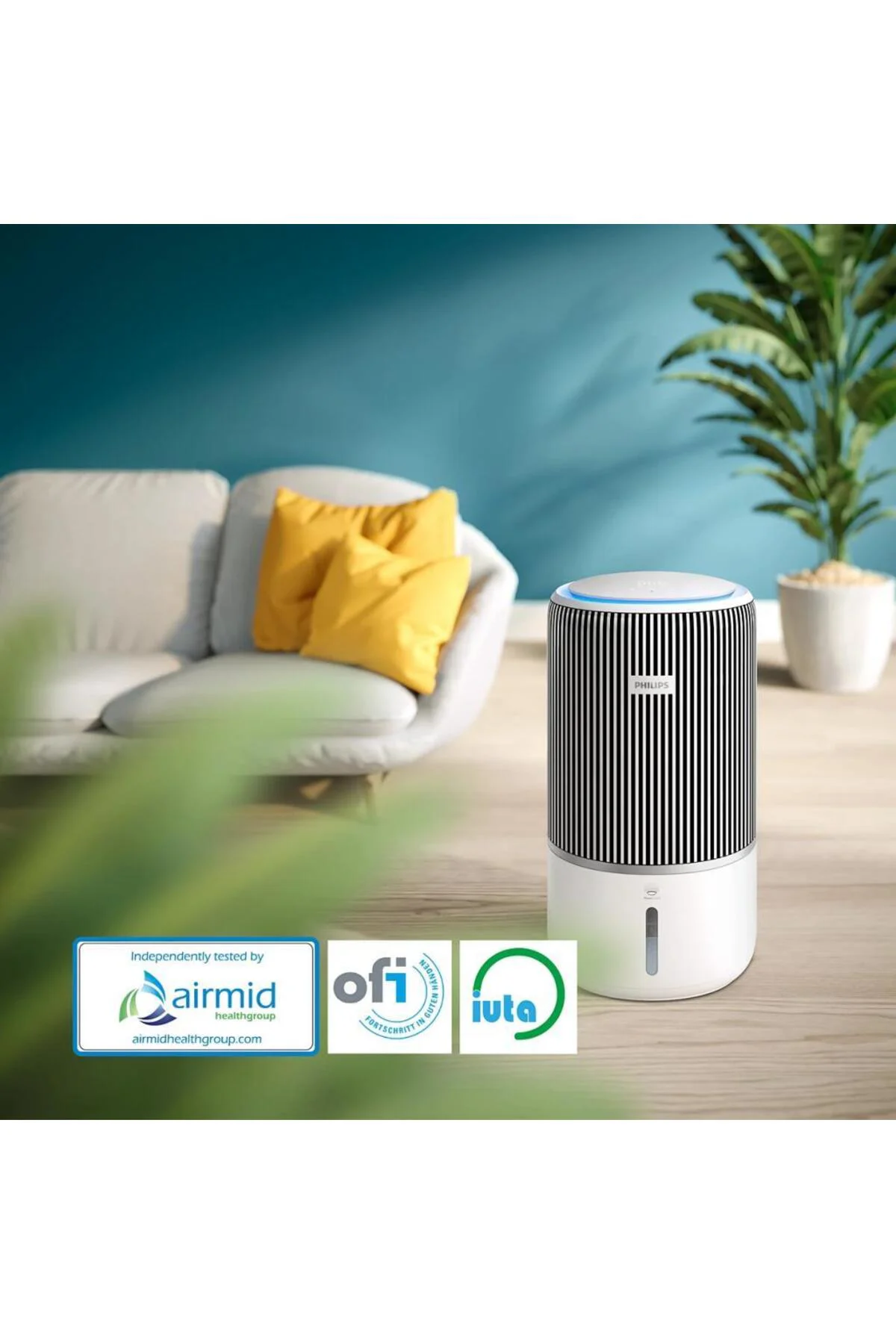 3400 Serisi Pureprotect Water 2in1 Hava Temizleyici Ve Nemlendirici, 78 m2 Odalar için, AC3420/10