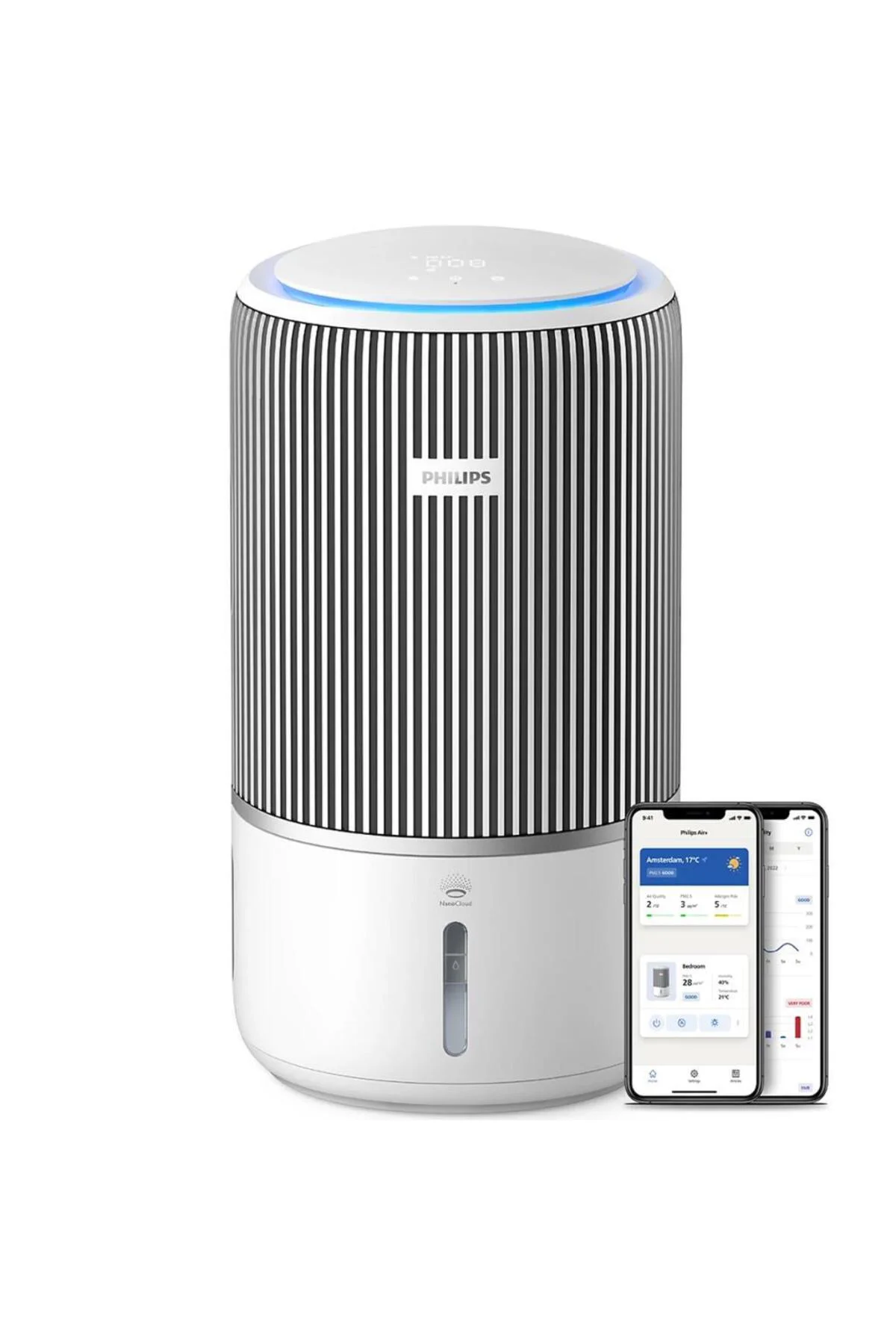 3400 Serisi Pureprotect Water 2in1 Hava Temizleyici Ve Nemlendirici, 78 m2 Odalar için, AC3420/10