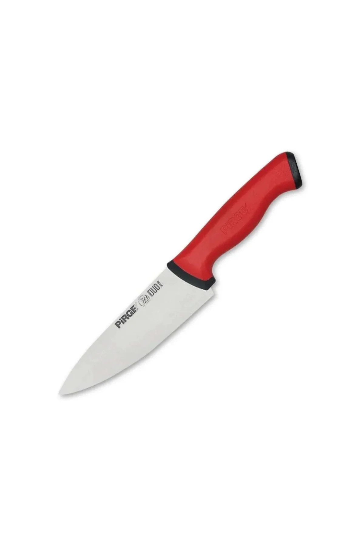 34159 Duo Şef Bıçağı 16 Cm - Kırmızı Kaymaz Sap