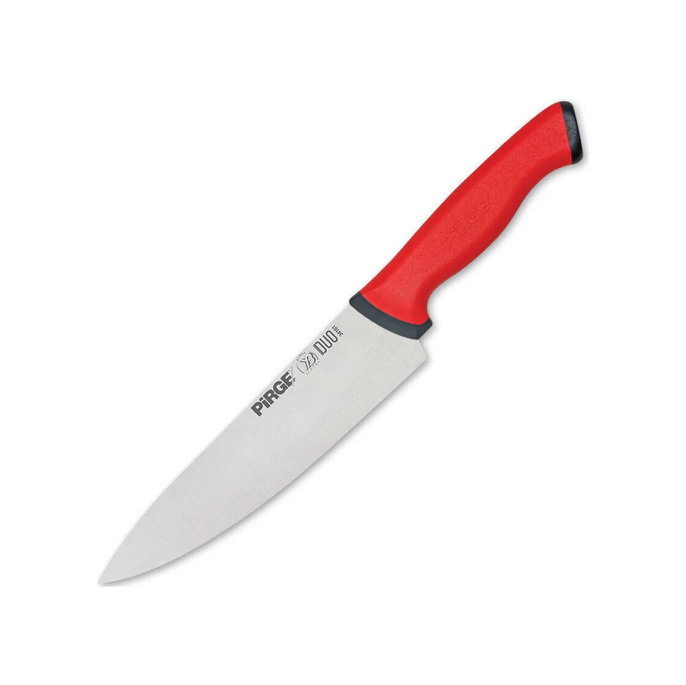 34161 Duo Şef Bıçağı 21 Cm - Kırmızı Kaymaz Sap Diğer