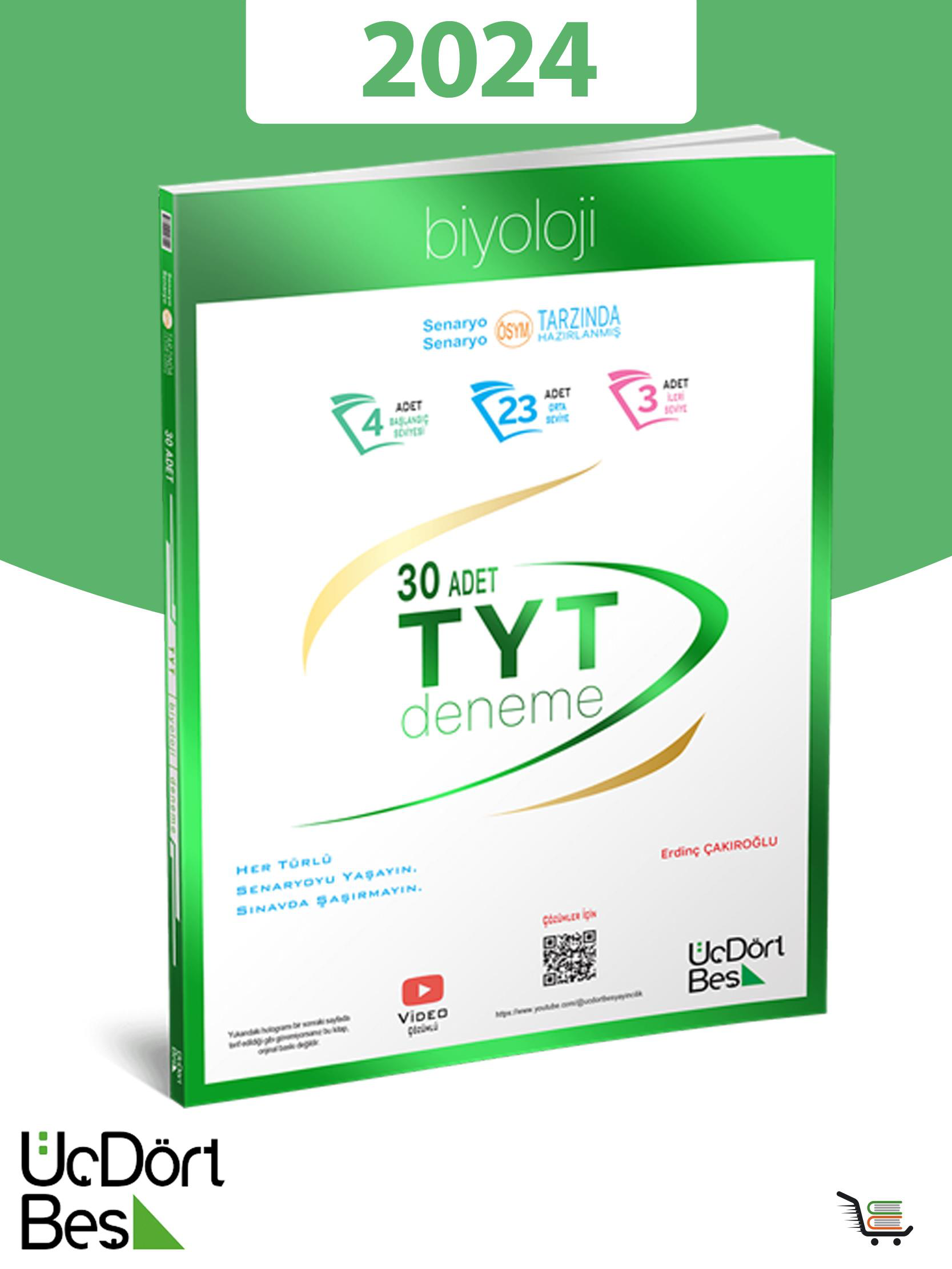 345-30'lu TYT Biyoloji Denemesi 2024 Model