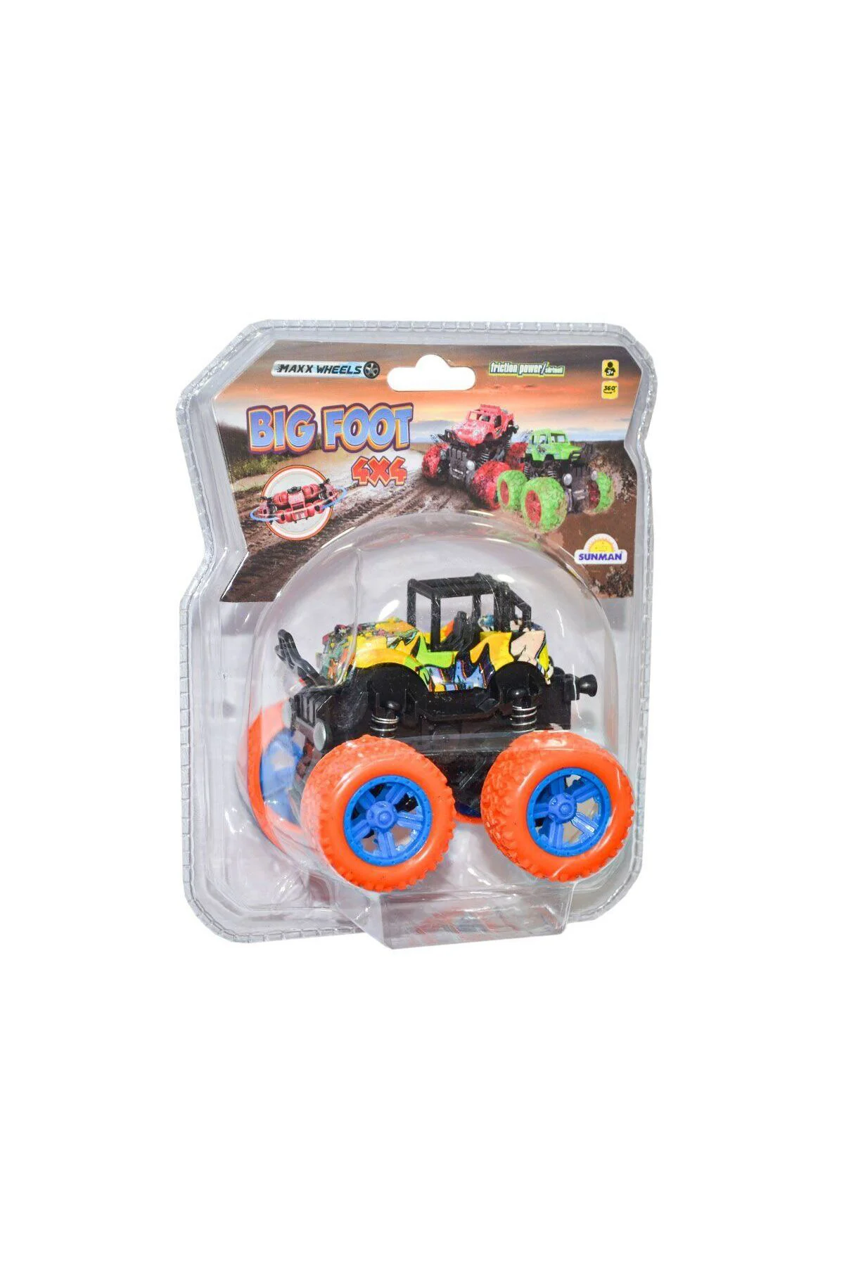 3450 Big Foot Jeep 4X4 1:36-Sunman