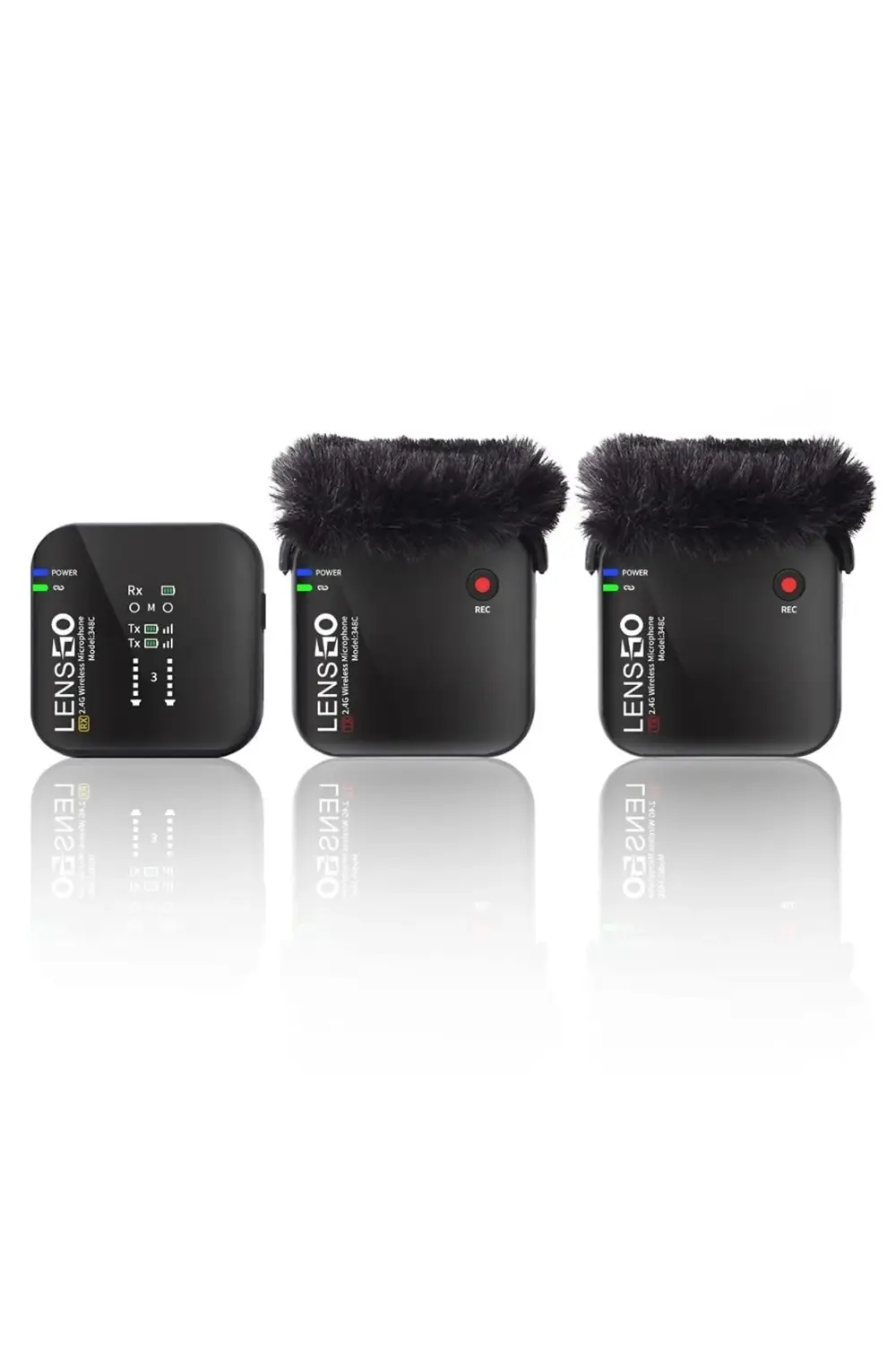 348C 1V2 Kablosuz İkili Yaka Mikrofonu