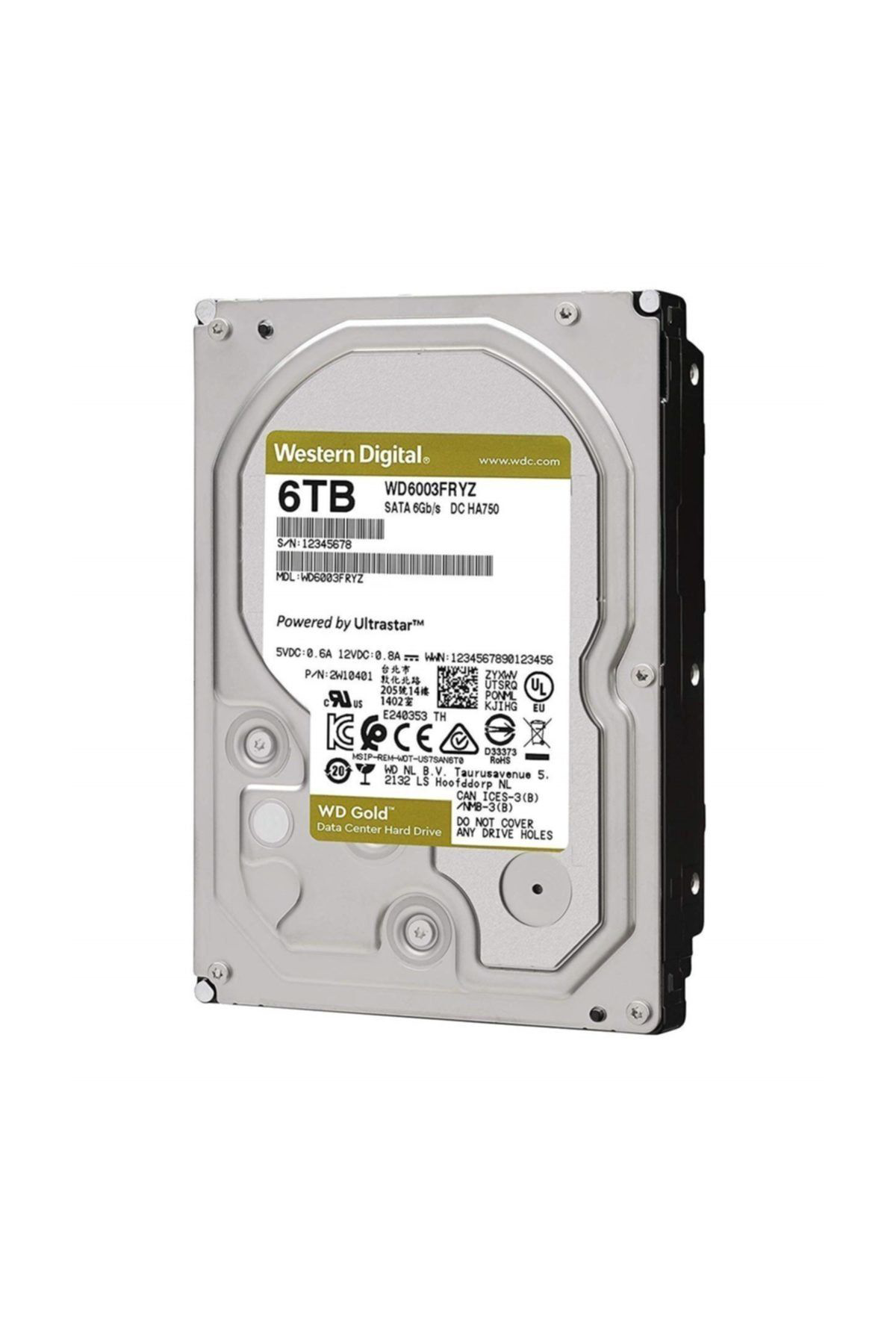 3.5'' Gold Enterprise 7200rpm 256mb Cache Sata 3.0 Harddisk 6tb 6