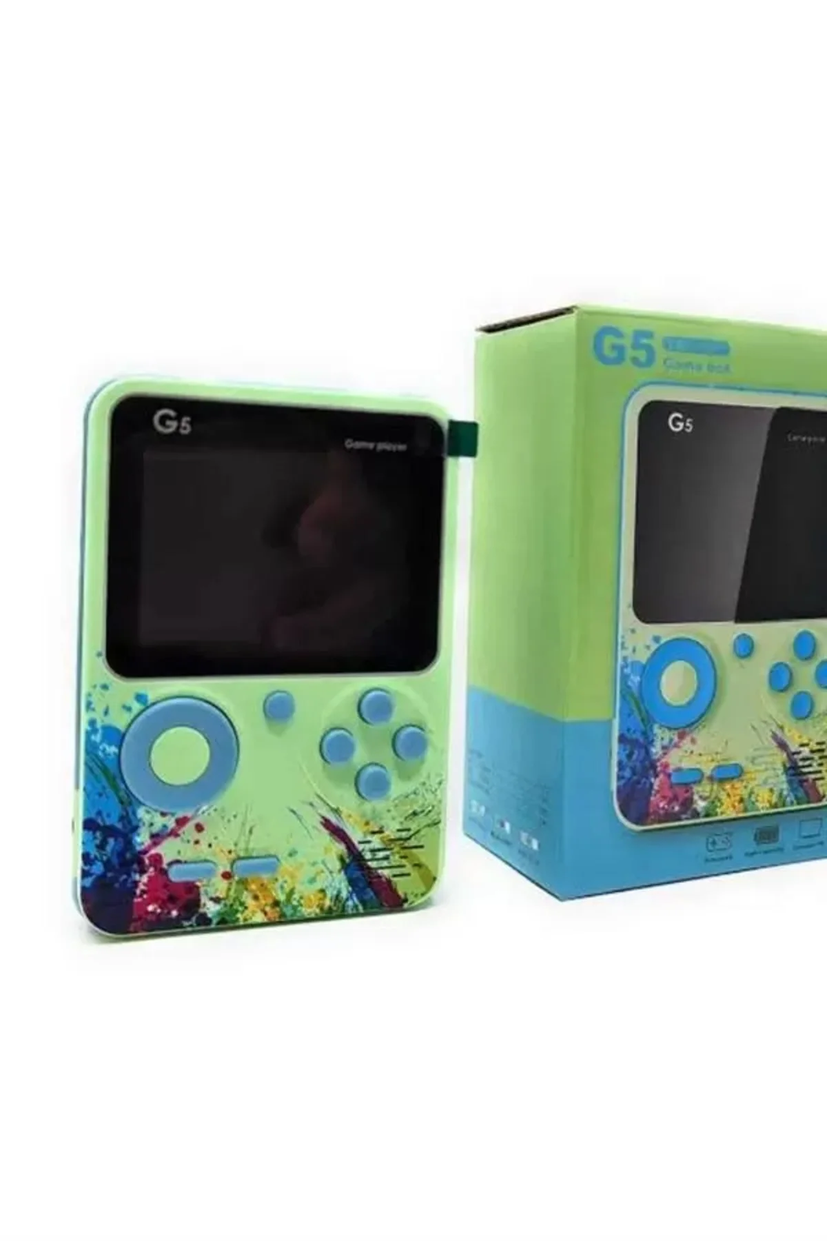 3.5 İnç Klasik Retro Lcd Ekran 500 Oyunlu Oyun Konsolu Taşınabili
