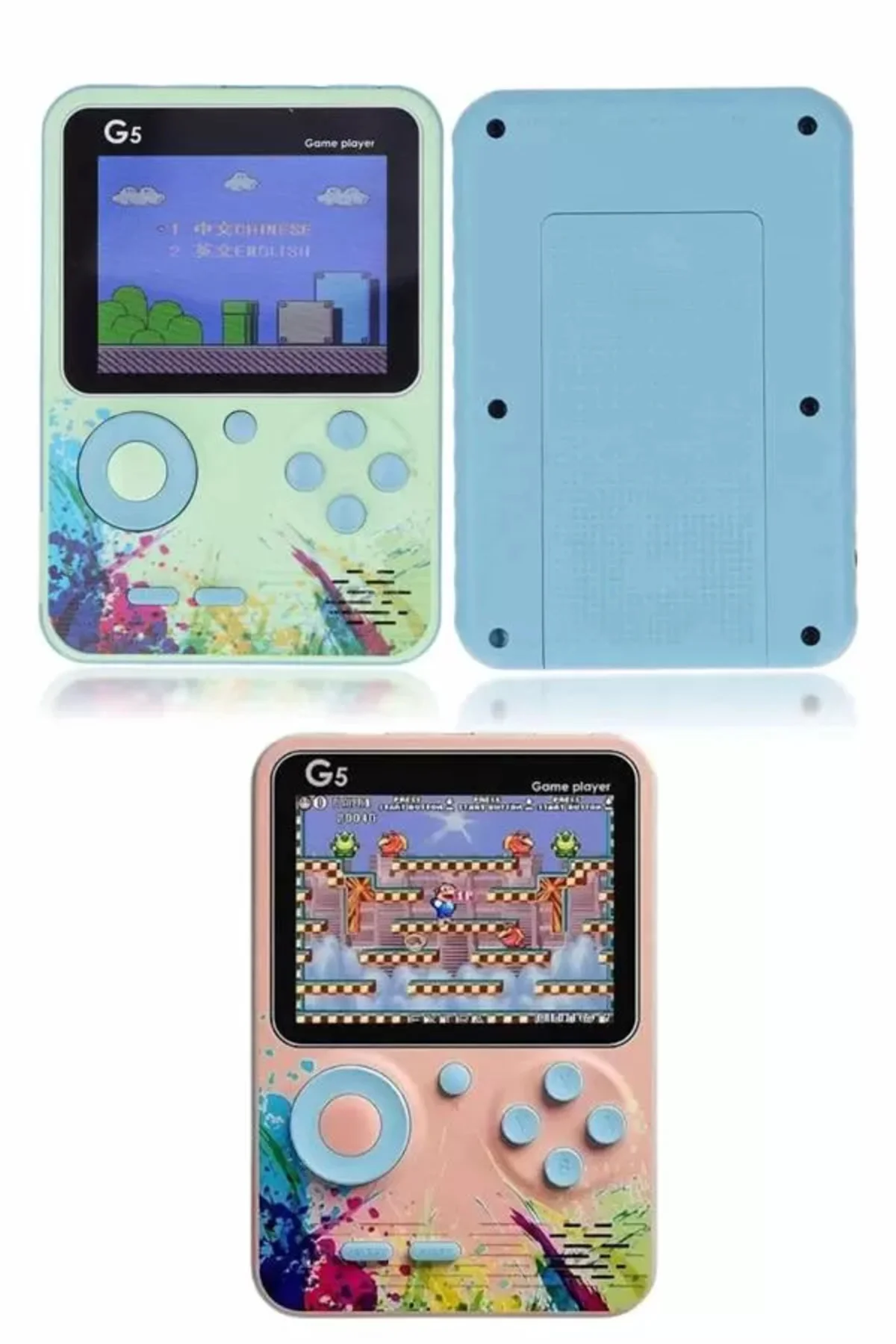 3.5 İnç Klasik Retro LCD Ekran 500 Oyunlu Oyun Konsolu Taşınabili