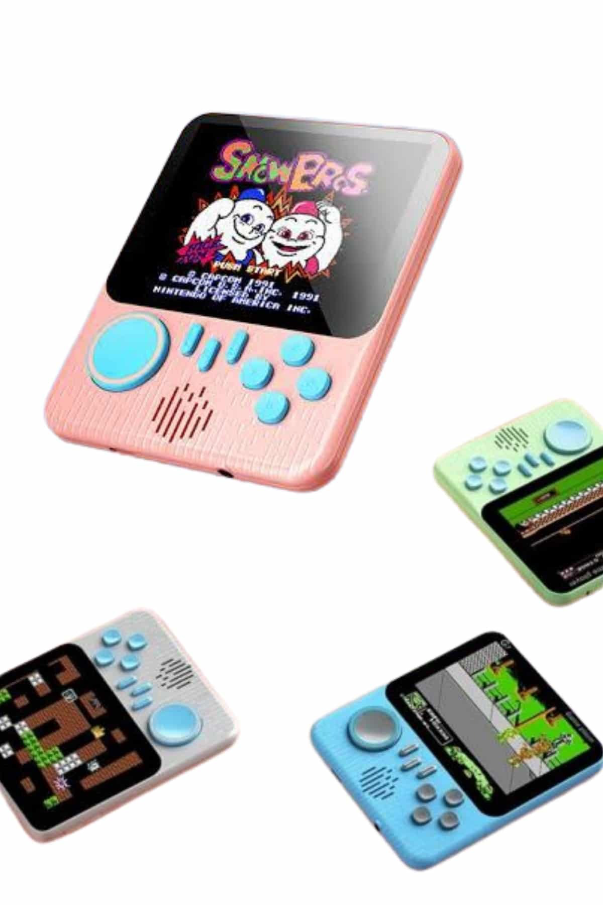 3.5 İnç Mini Atari Taşınabilir Oyun Konsolu 666 Adet Retro Oyun -