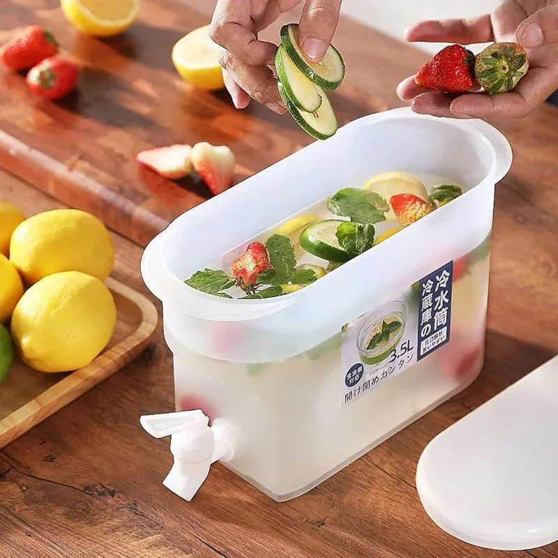 3.5 Litre Kapasiteli Buzdolabı Uyumlu Musluklu İçecek Sebili