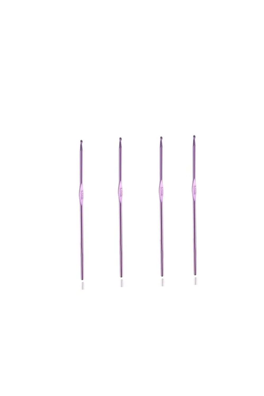 Skc 3,5 Numara Gagalı Örgü Tığı - Gagalı Aluminyum Tığ No: 3,5 ( Bir 