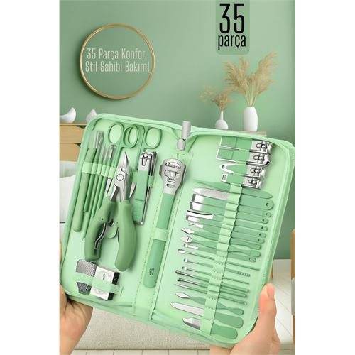 35 Parçalı Profesyonel Manikür Pedikür Seti – Bakım Çantası | Evd 35 Parçalı Profesyonel Manikür Pedikür Seti – Bakım Çantası | Evd