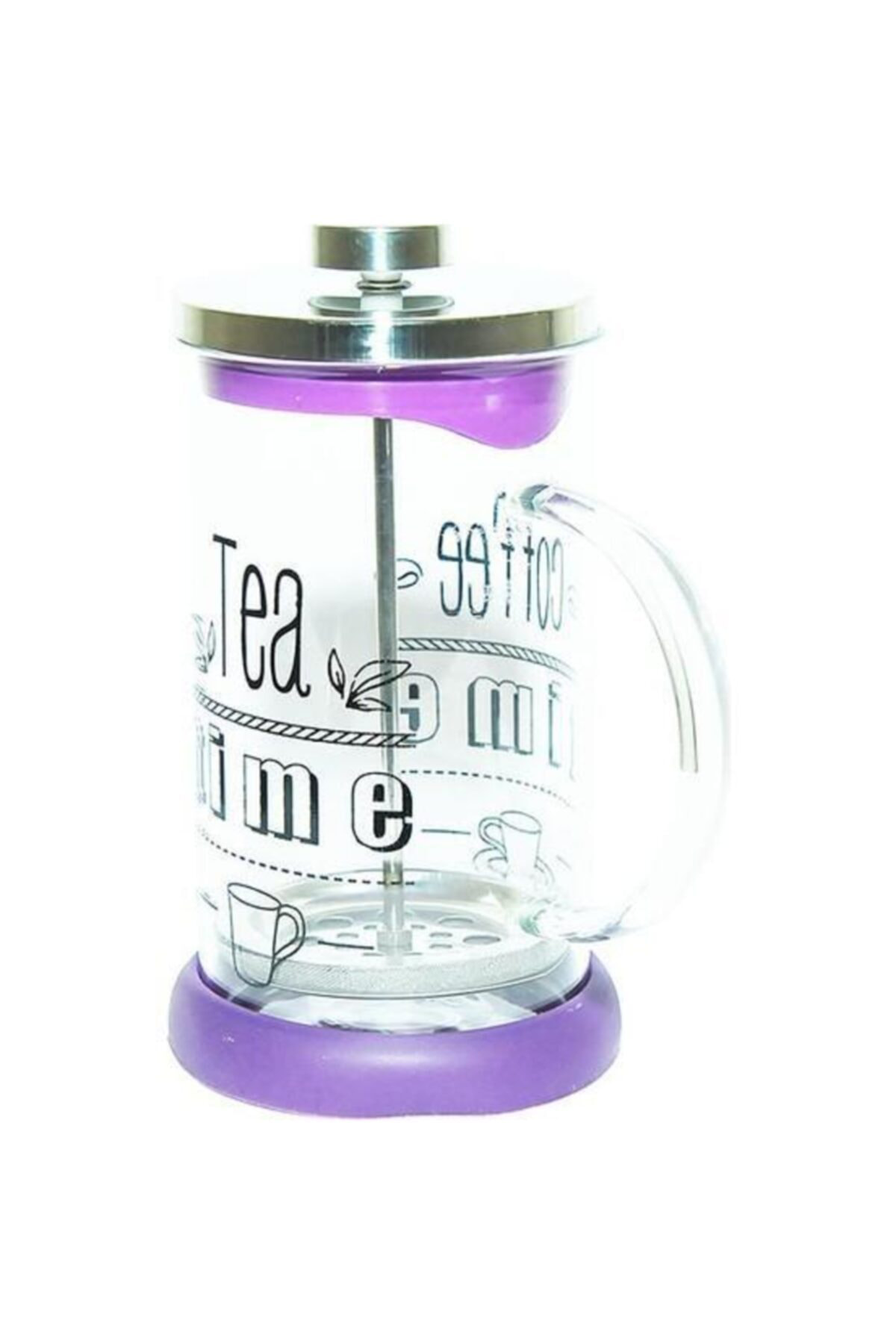 Yitian 350 Ml. French Press Bitki Çayı Demliği Mor